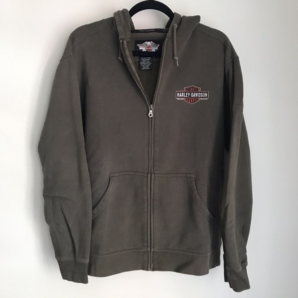 Harley Davidson Vintage Harley Davidson Oil Zip Hoodie Size US S / EU 44-46 / 1 - 2 Thumbnail