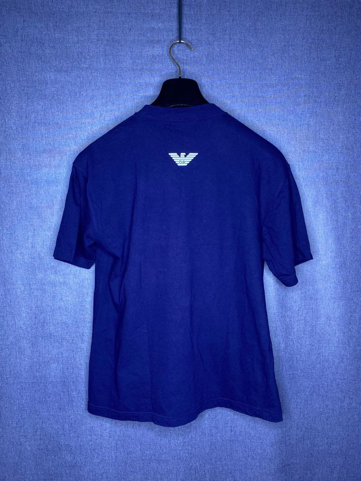 Giorgio Armani × Vintage Giorgio Armani vintage big logo 80s t shirt Size US M / EU 48-50 / 2 - 2 Thumbnail