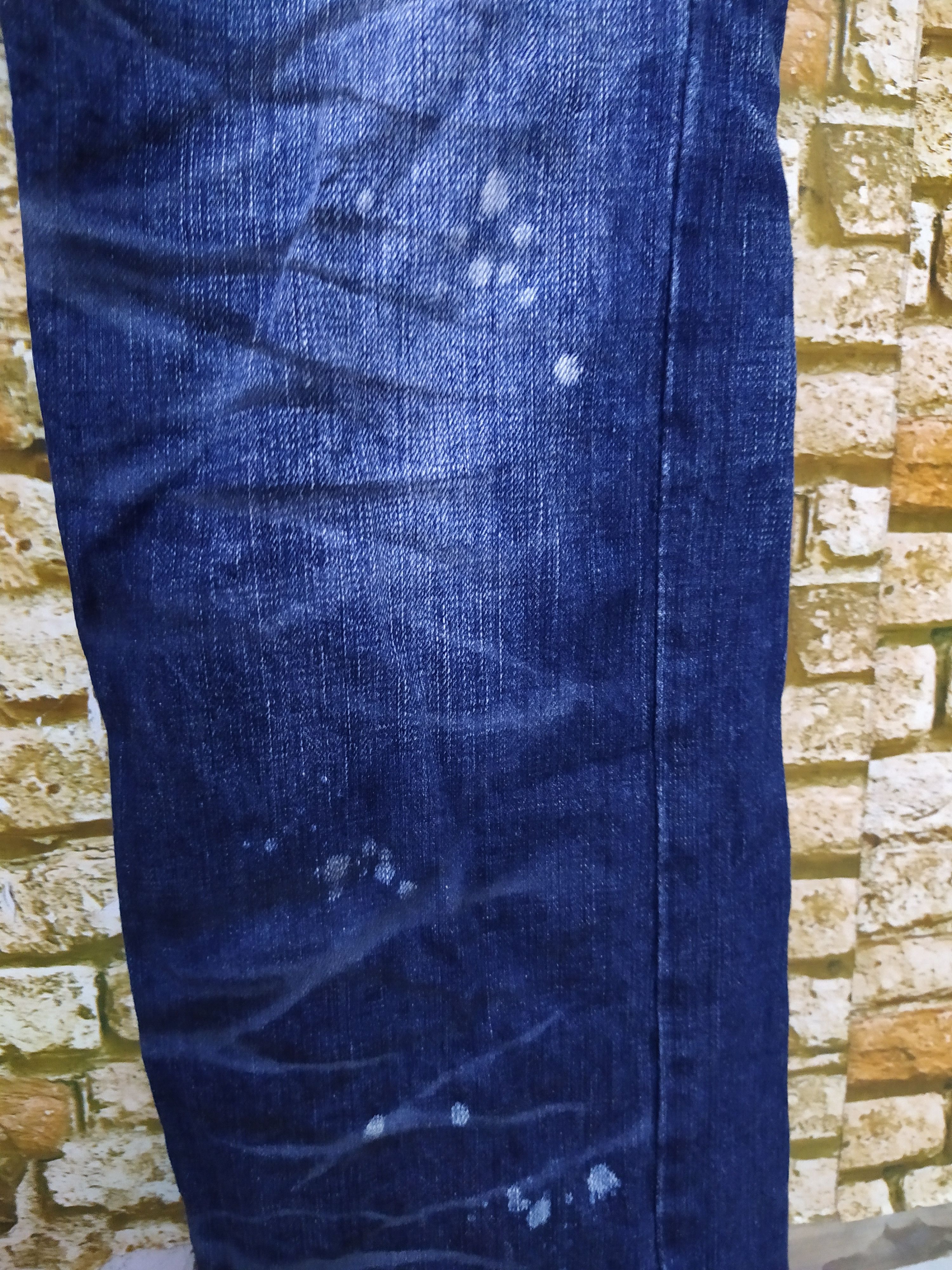 Japanese Brand SORTISSO JAPAN DIRT PAINT DENIM (B879) Size US 35 - 4 Thumbnail