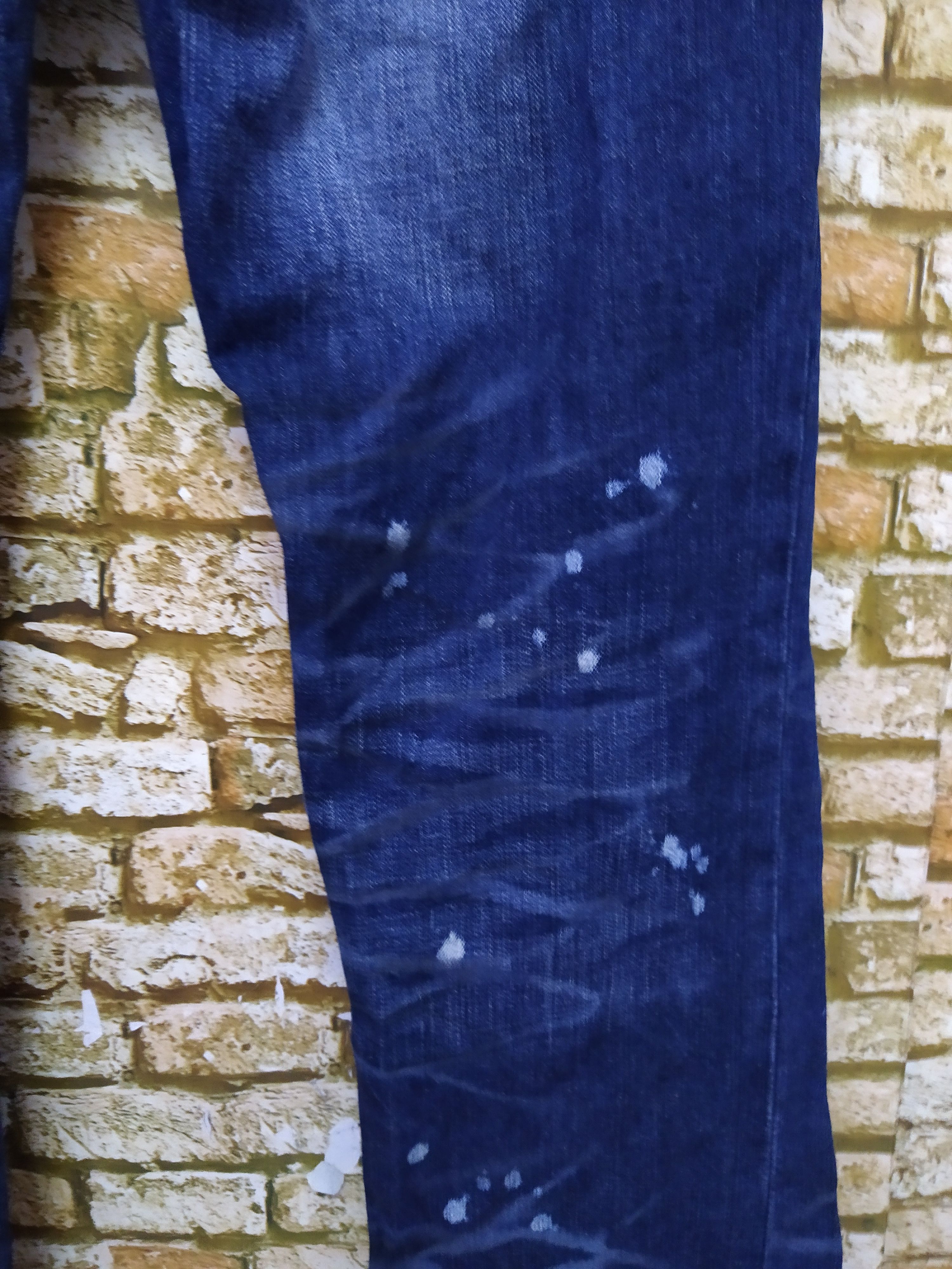 Japanese Brand SORTISSO JAPAN DIRT PAINT DENIM (B879) Size US 35 - 6 Thumbnail