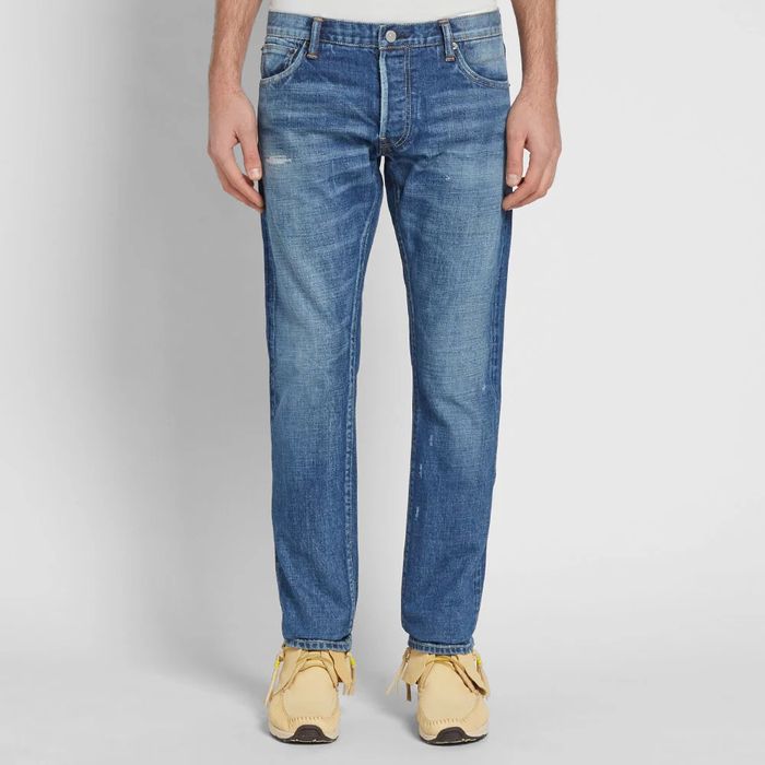 Visvim VVISVIM SOCIAL SCULPTURE 10 JEAN DAMAGED 12 | Grailed