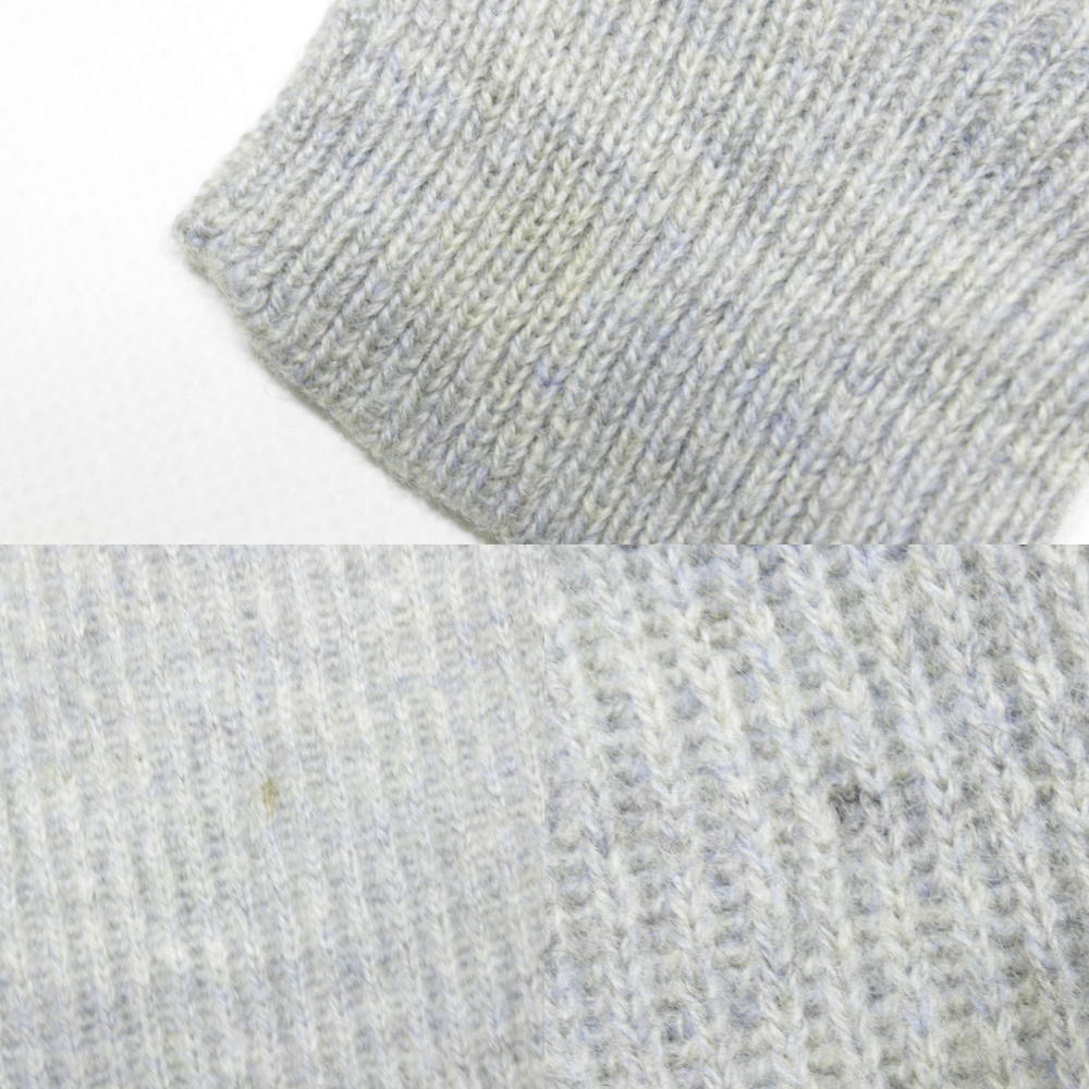 Emporio Armani 90S Big Logo Wool Ribbed Sweater Vintage Size US S / EU 44-46 / 1 - 9 Thumbnail