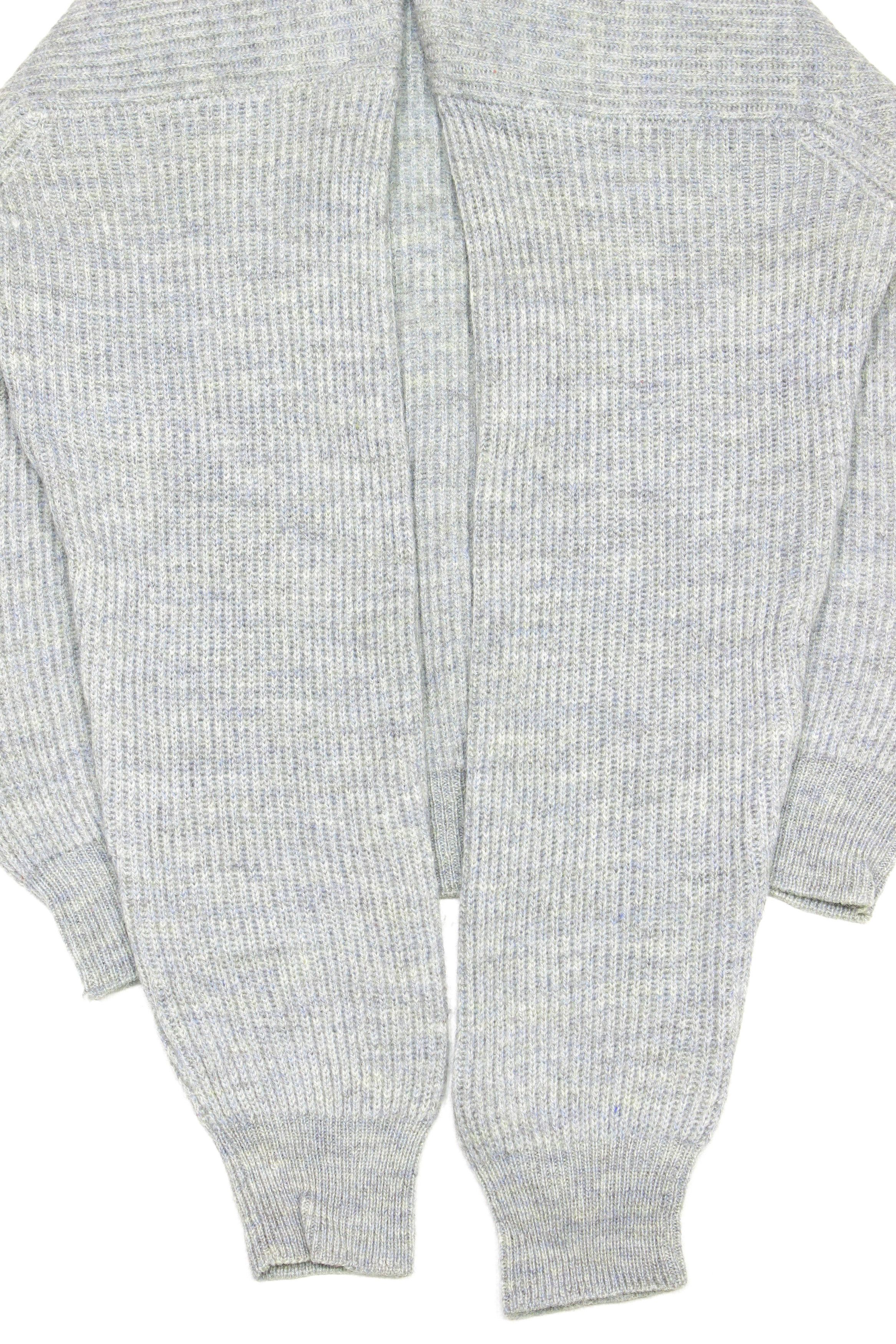 Emporio Armani 90S Big Logo Wool Ribbed Sweater Vintage Size US S / EU 44-46 / 1 - 7 Thumbnail