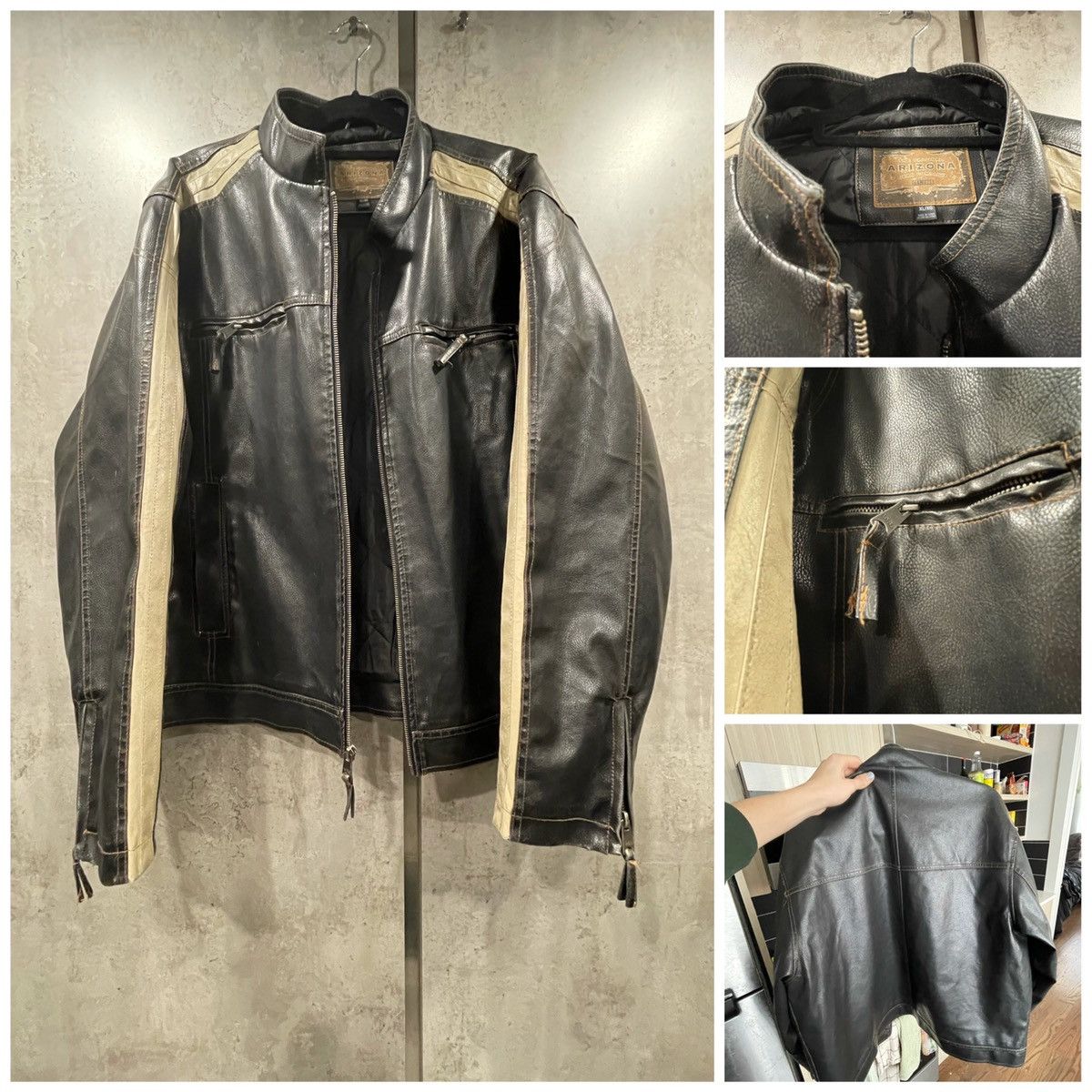 Arizona jean co leather jacket best sale