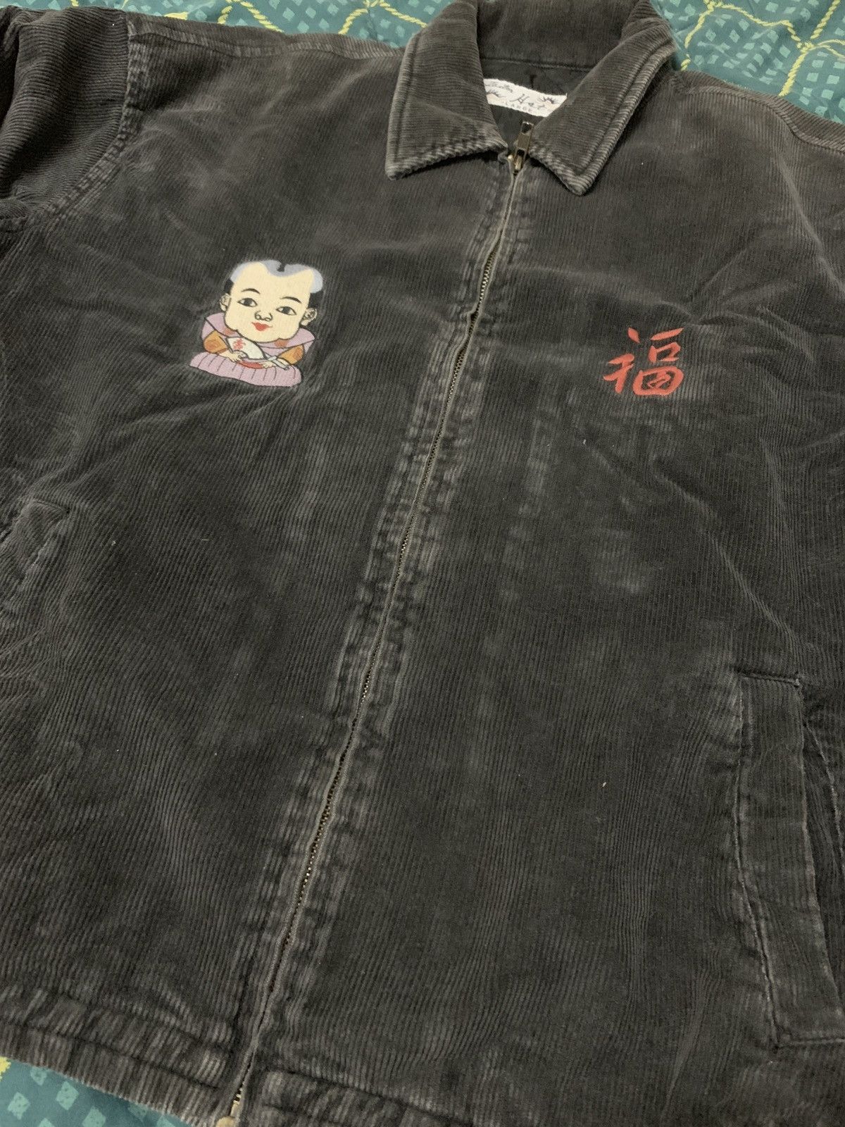 Dry Bones Dry Bones Tailor Hat Corduroy Jacket Embroidered Sukajan L Size US L / EU 52-54 / 3 - 11 Thumbnail