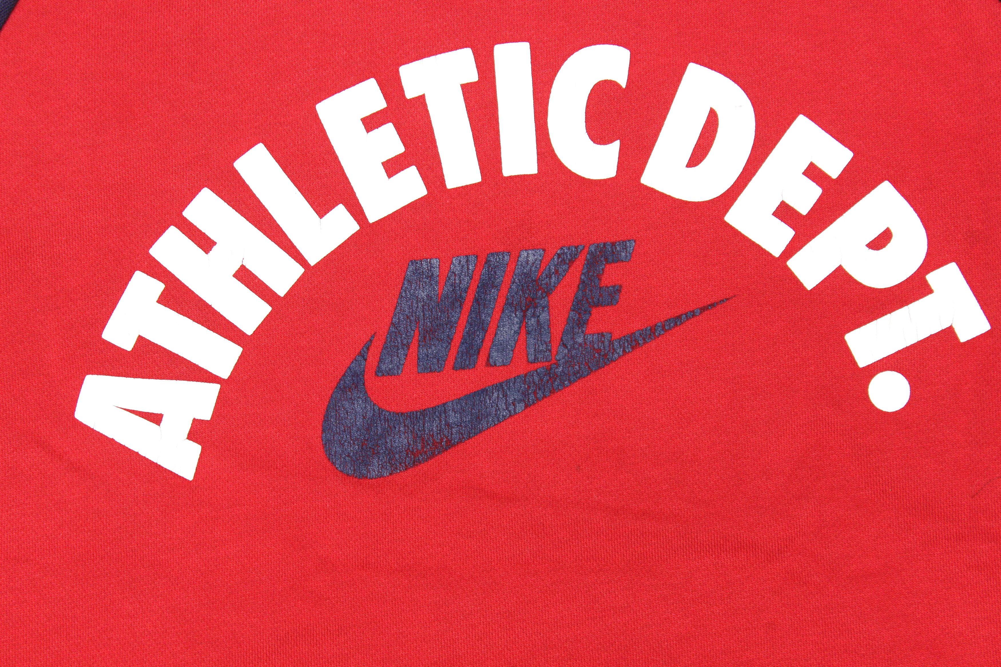Nike Big Logo Swoosh Washed Sweatshirt Size US S / EU 44-46 / 1 - 3 Thumbnail