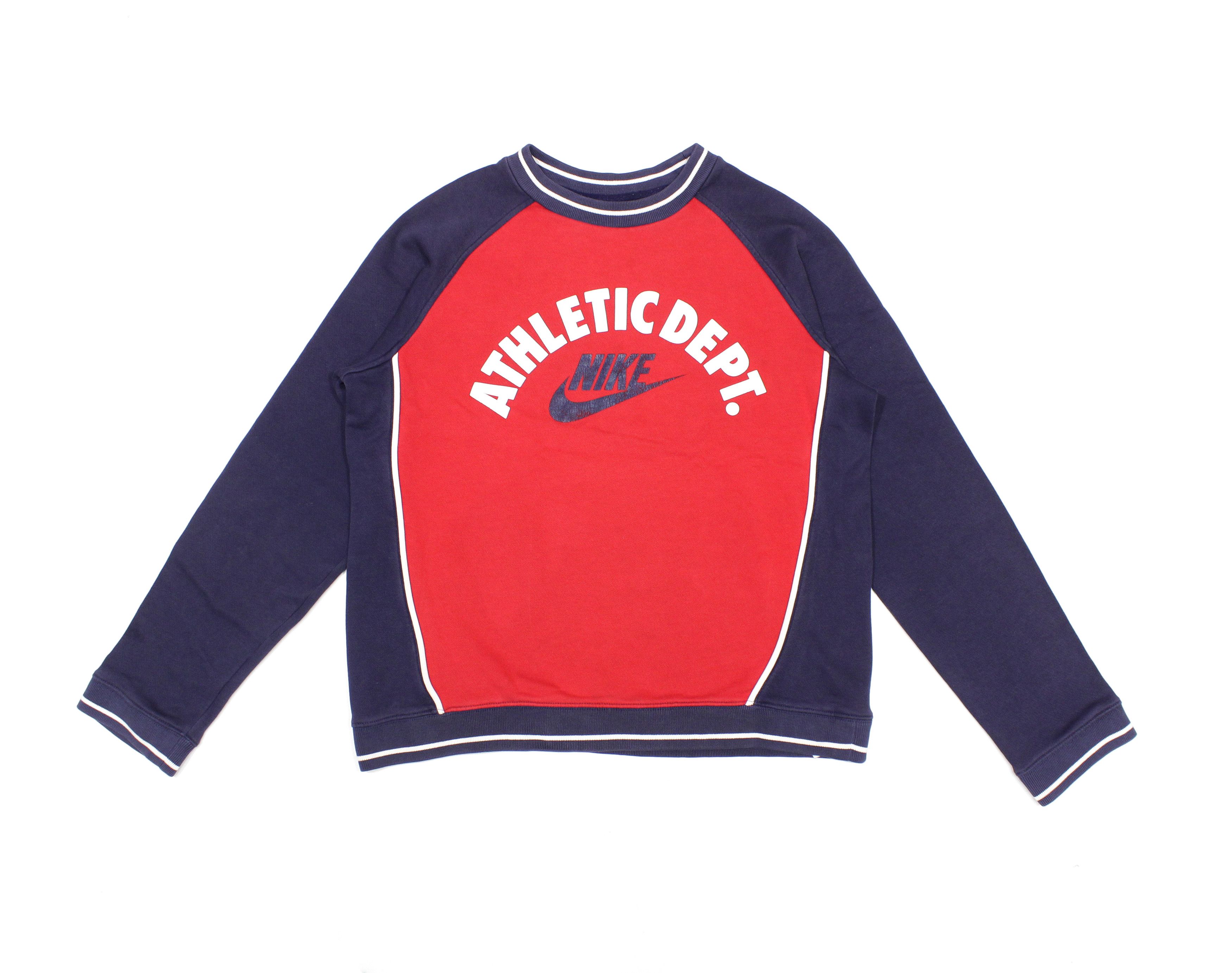 Nike Big Logo Swoosh Washed Sweatshirt Size US S / EU 44-46 / 1 - 1 Thumbnail