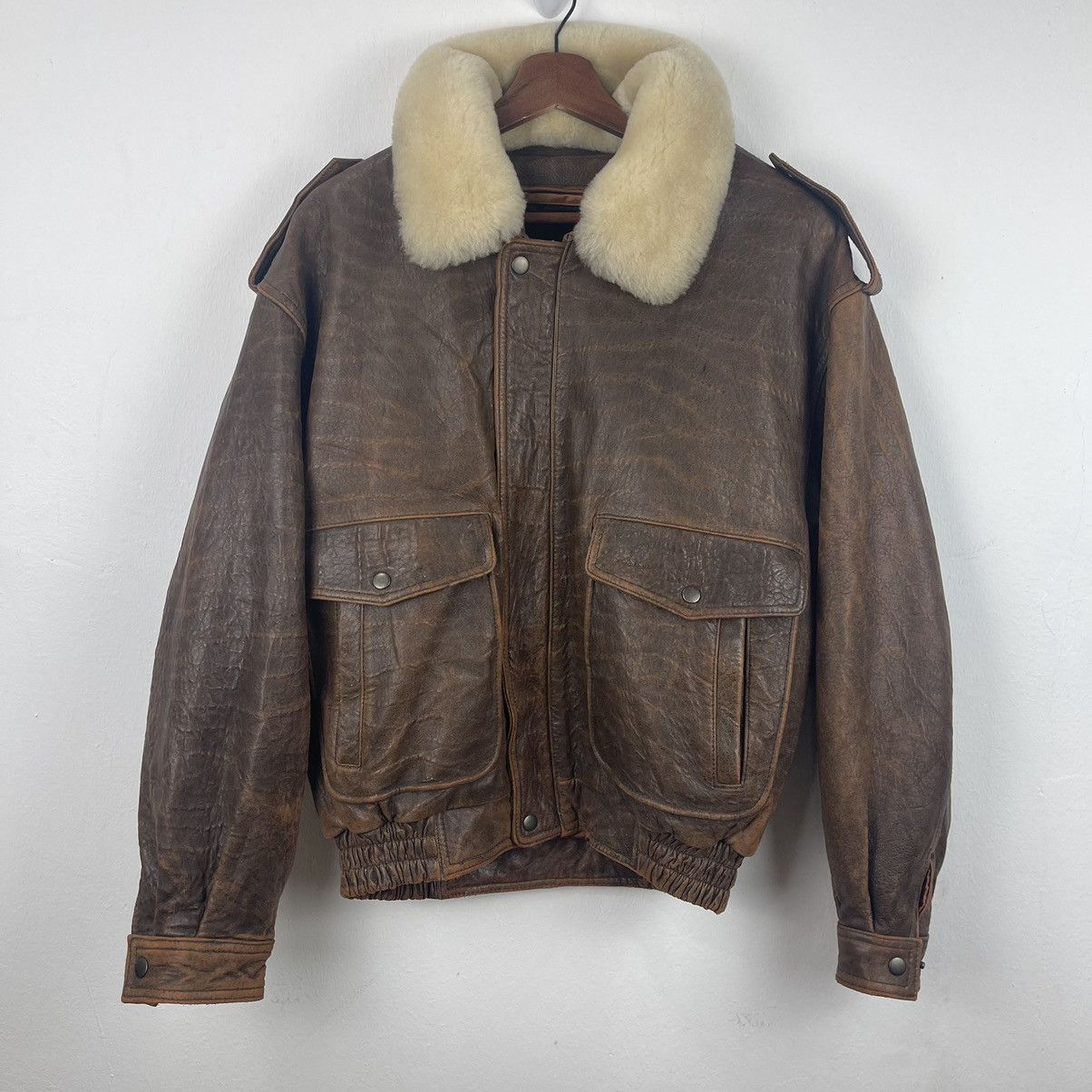 Leather Vintage COOL JOE CLASSIC leather jacket Size US L / EU 52-54 / 3 - 1 Thumbnail