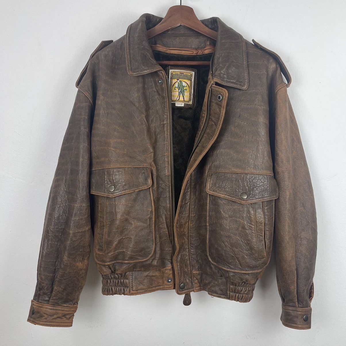 Leather Vintage COOL JOE CLASSIC leather jacket Size US L / EU 52-54 / 3 - 20 Thumbnail