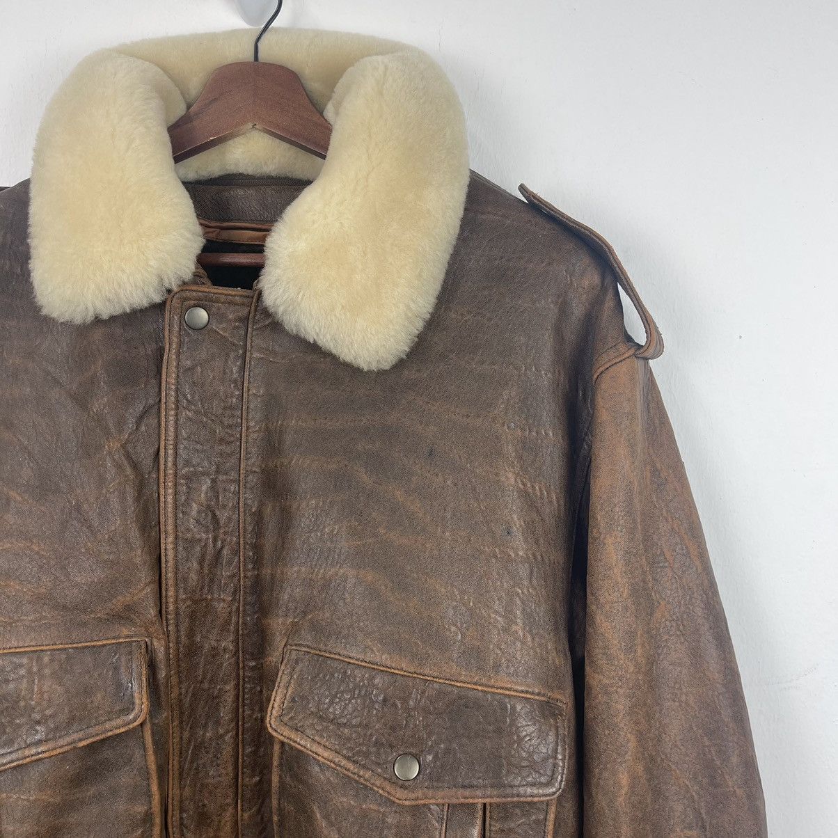 Leather Vintage COOL JOE CLASSIC leather jacket Size US L / EU 52-54 / 3 - 3 Thumbnail