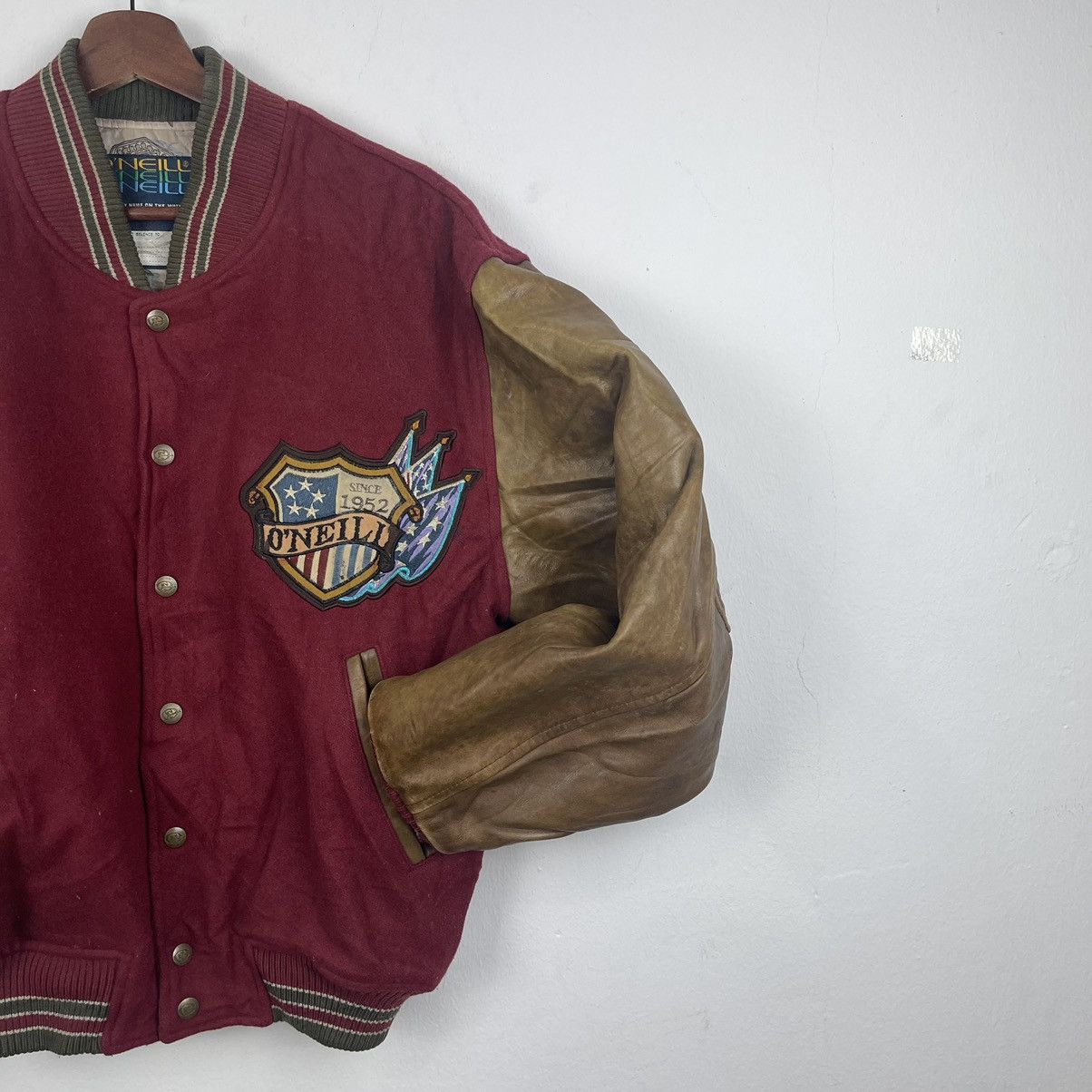O'Neill Vintage Oniell Santa Cruz Varsity Jacket Size US L / EU 52-54 / 3 - 7 Thumbnail