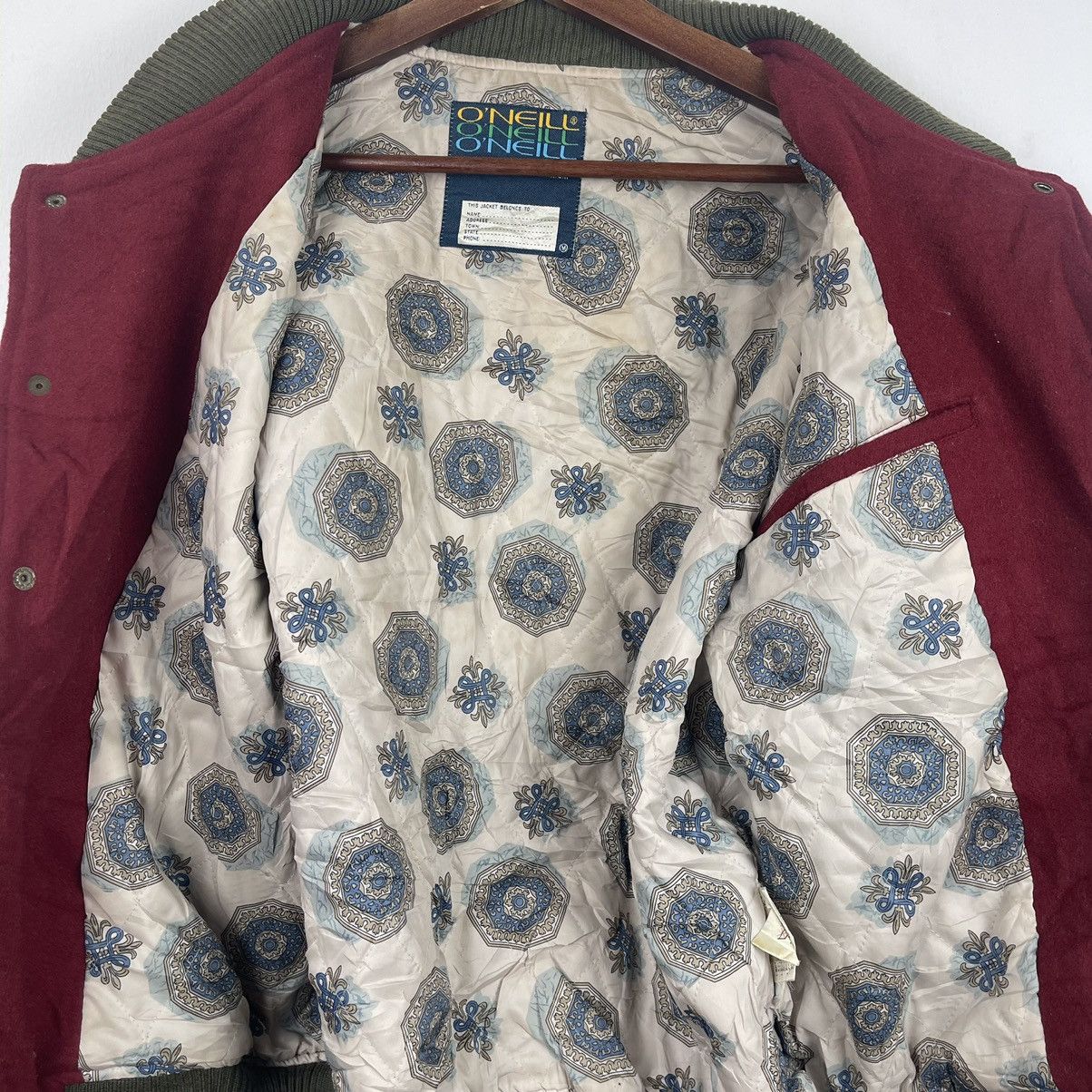O'Neill Vintage Oniell Santa Cruz Varsity Jacket Size US L / EU 52-54 / 3 - 8 Thumbnail