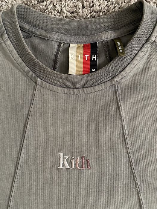 Kith Kith Garment Dyed Paneled Tee | Grailed