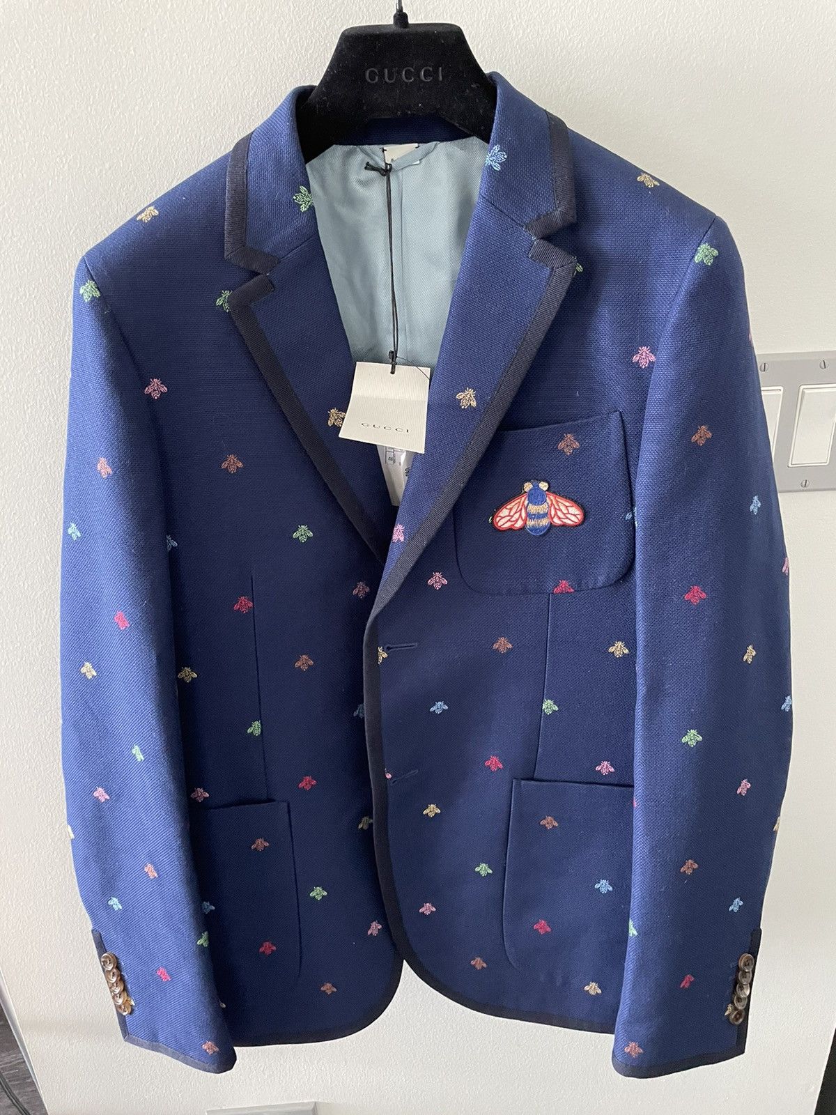 Gucci Super Runway Limited Edition Iconic Embroidered Bee Blazer Grailed