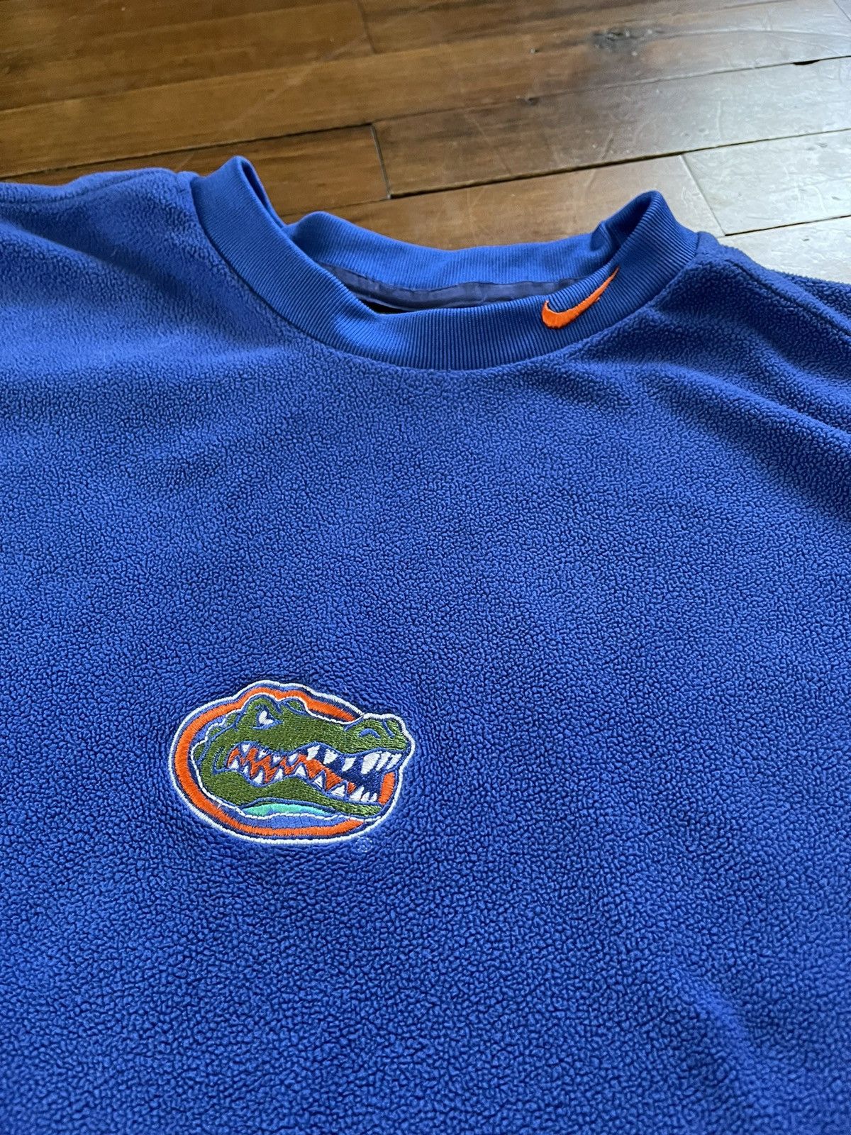 NCAA × Nike × Vintage Vintage Florida Gators Small Swoosh Mock Neck Fleece Travis Size US XL / EU 56 / 4 - 2 Thumbnail