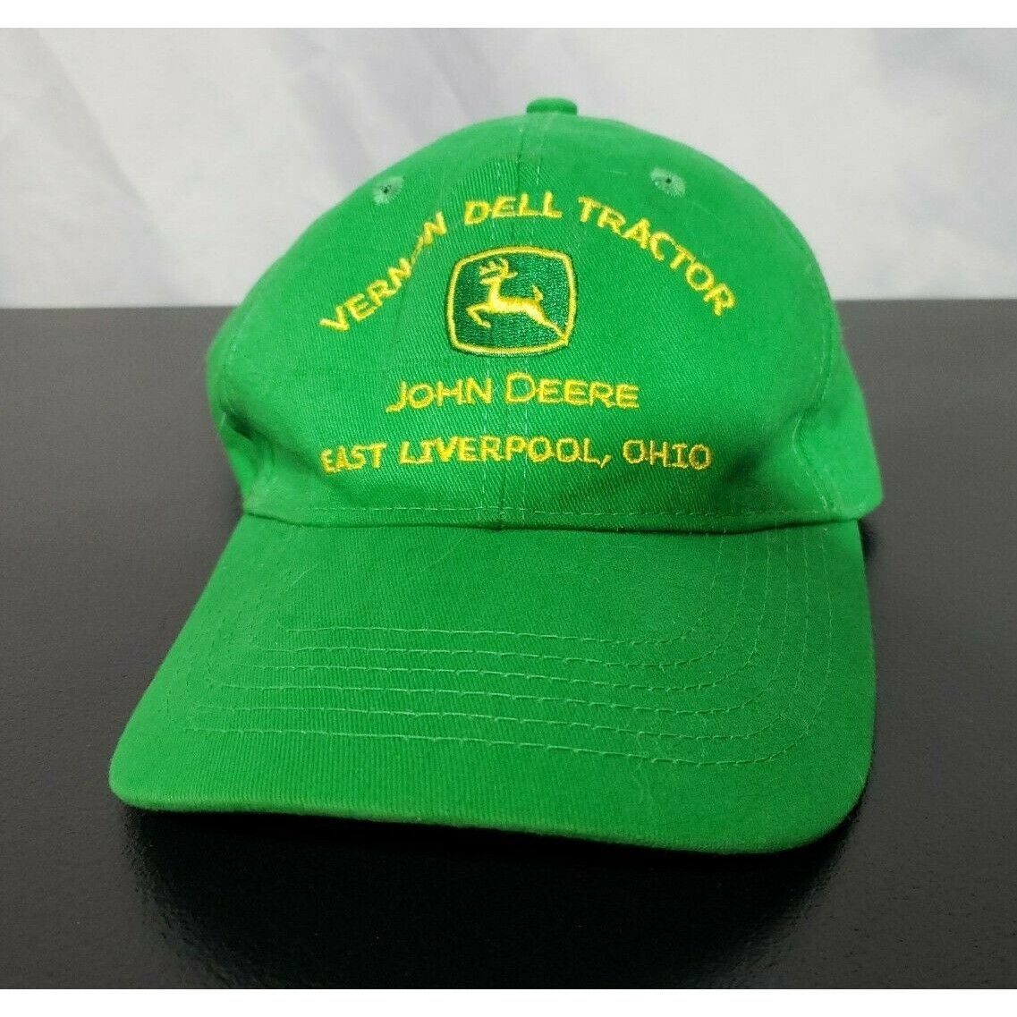 Casquette John Deere Snapback Verte Brodée - Vintage - Taille Adjustable