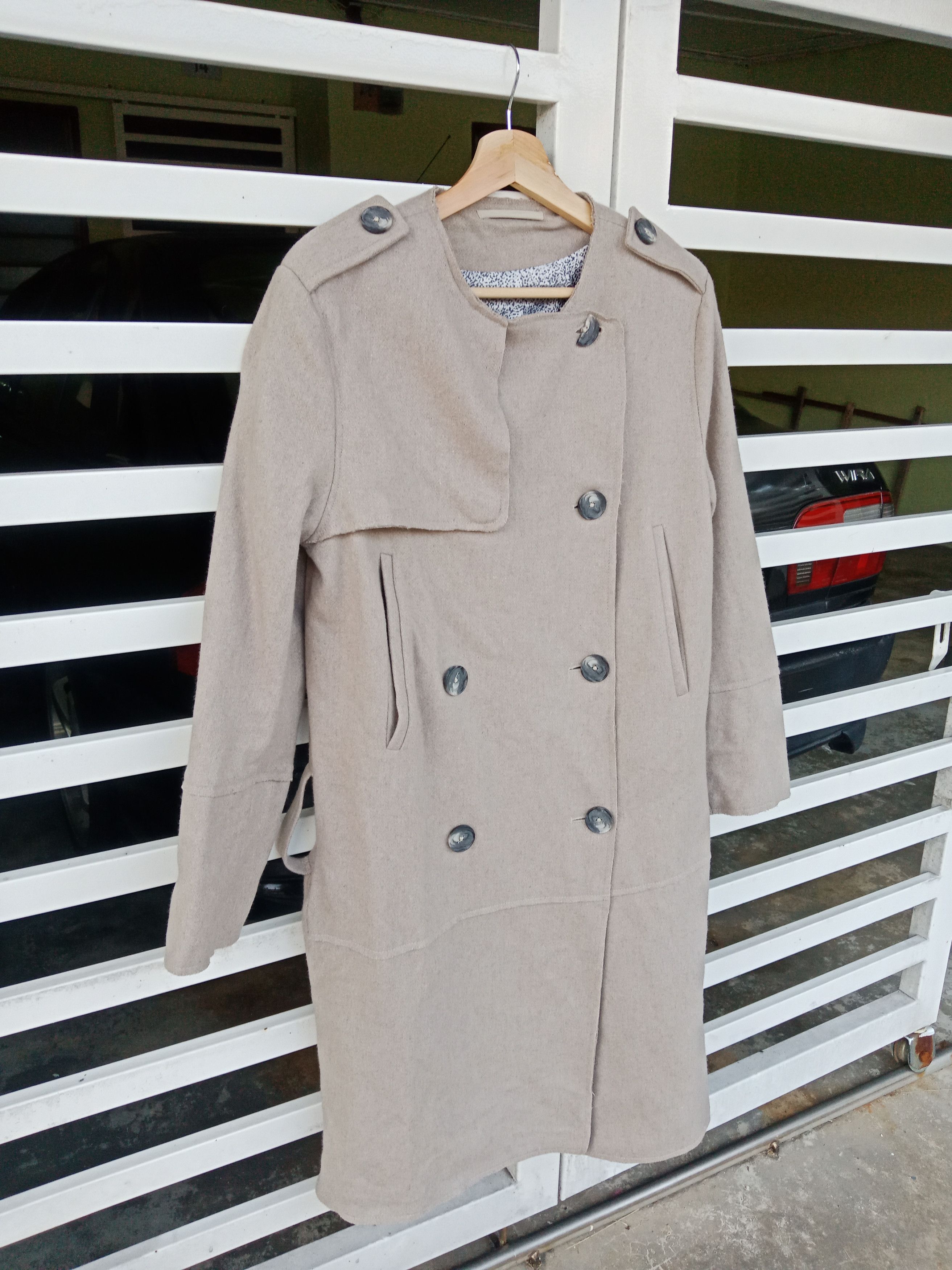 Acne Studios Acne Studios AW12 Cary Raw Paw Double-Breasted Wool Coat Size US M / EU 48-50 / 2 - 5 Thumbnail