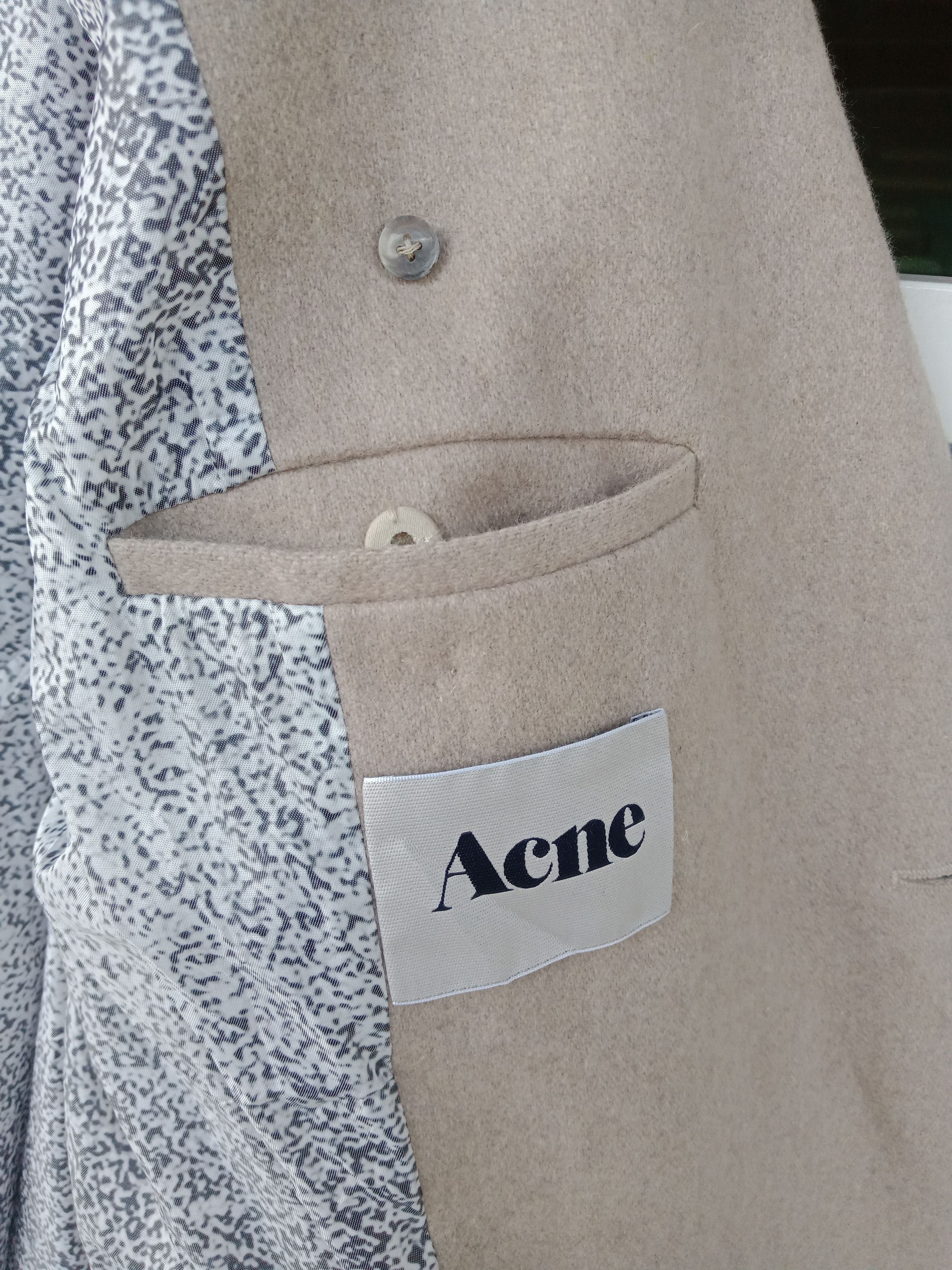 Acne Studios Acne Studios AW12 Cary Raw Paw Double-Breasted Wool Coat Size US M / EU 48-50 / 2 - 10 Thumbnail