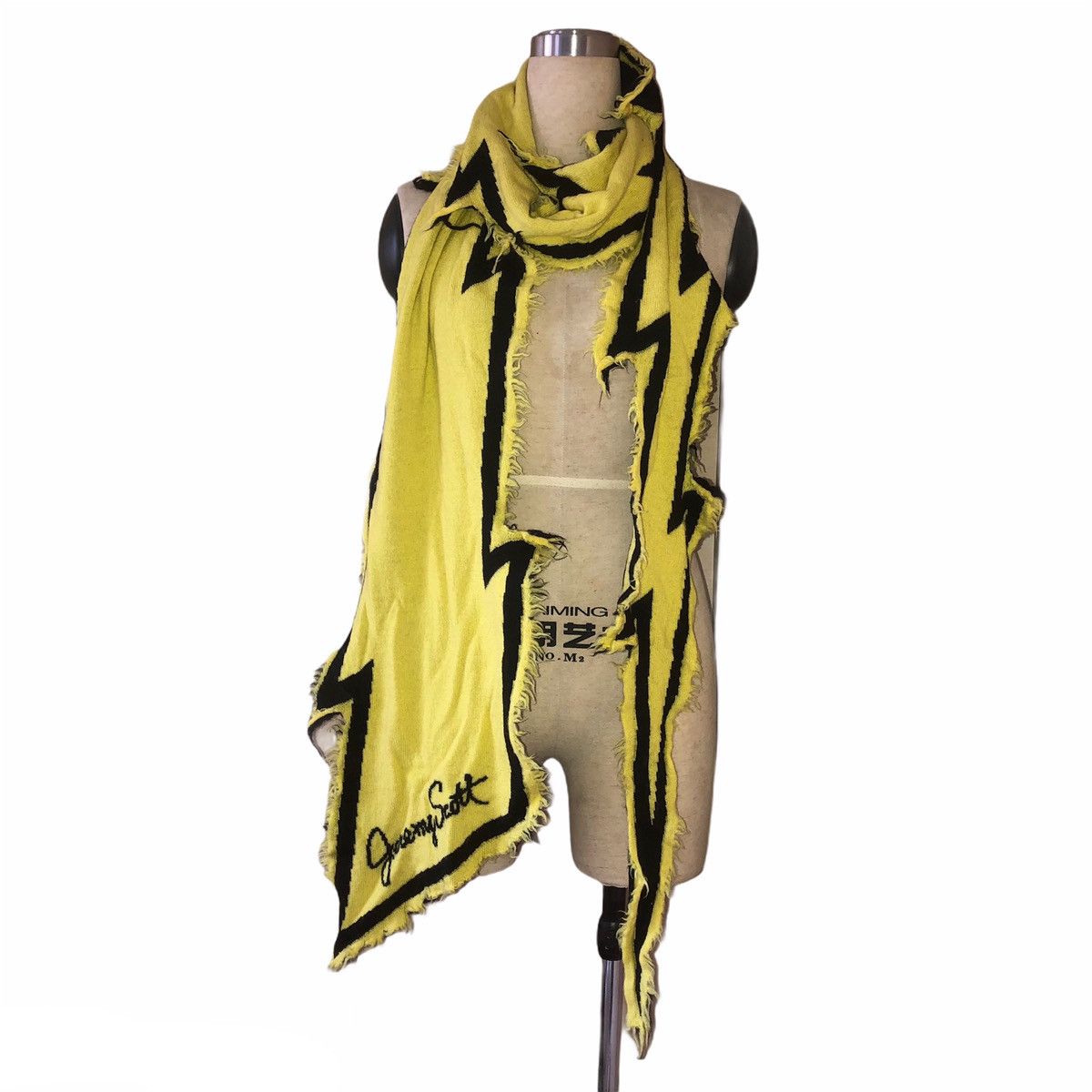 Jeremy Scott × Vintage Jeremy Scott Lightning Scarf | Grailed
