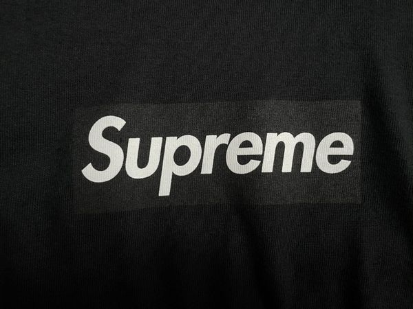 Supreme Box Logo L/S Tee Black Men's - FW20 - US