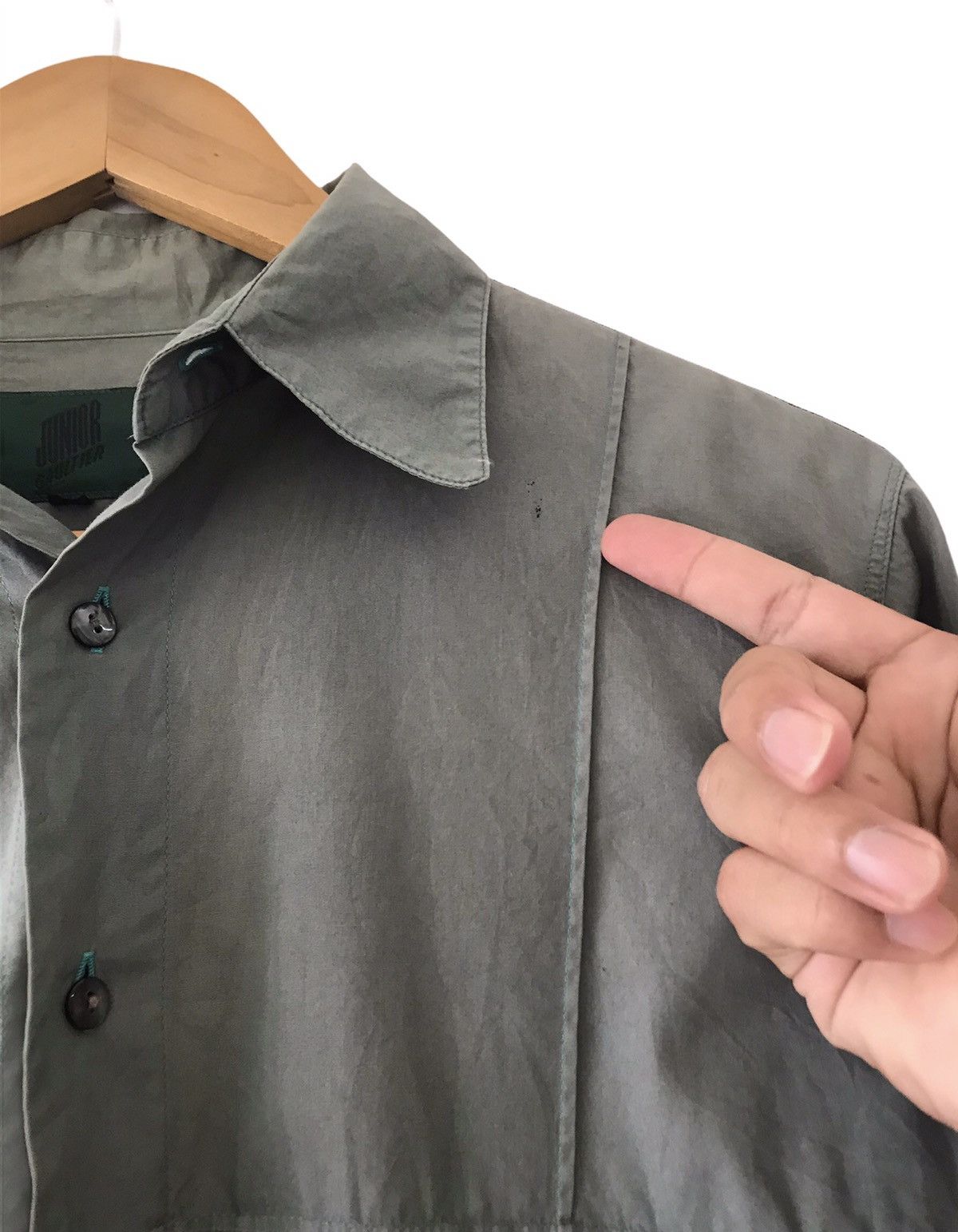 Jean Paul Gaultier 80s Junior Gaultier button up Size US L / EU 52-54 / 3 - 3 Thumbnail