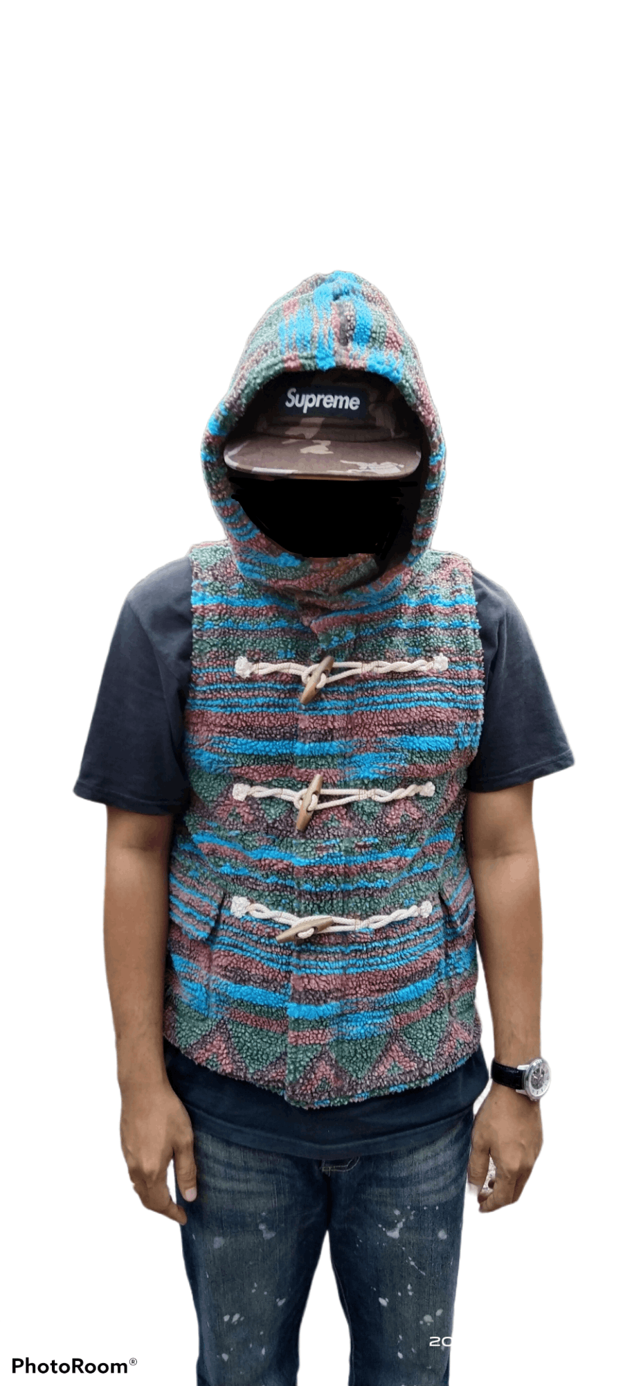image of Hype x Hypebeast Cube Sugar Fleece Sherpa, Men's (Size Medium)