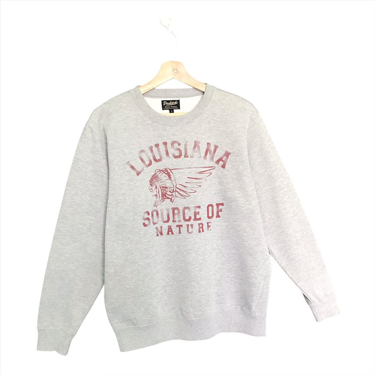 Vintage Louisiana Source Of Nature Crewneck Sweatshirt Size M Size US M / EU 48-50 / 2 - 2 Thumbnail