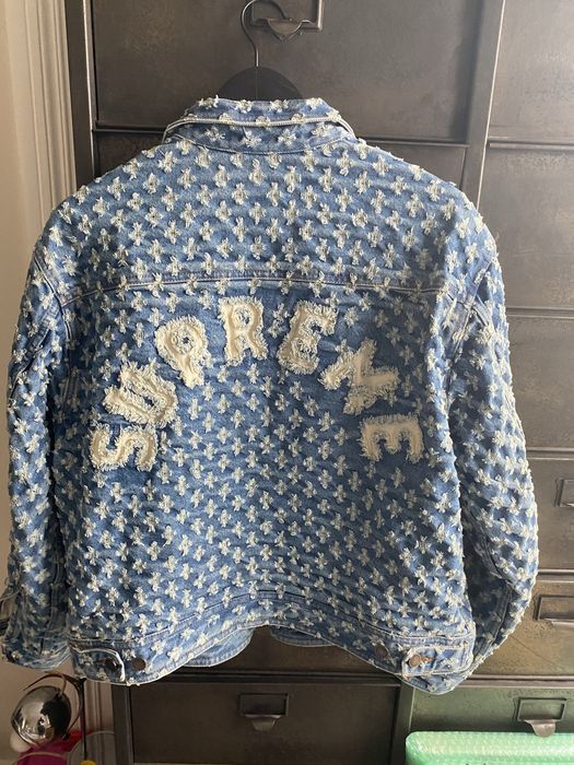 DropsByJay on X: Supreme Hole Punch Denim Trucker Jacket will also be  releasing this Thursday, April 30th.  / X