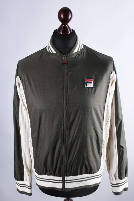 White line 2025 fila jacket