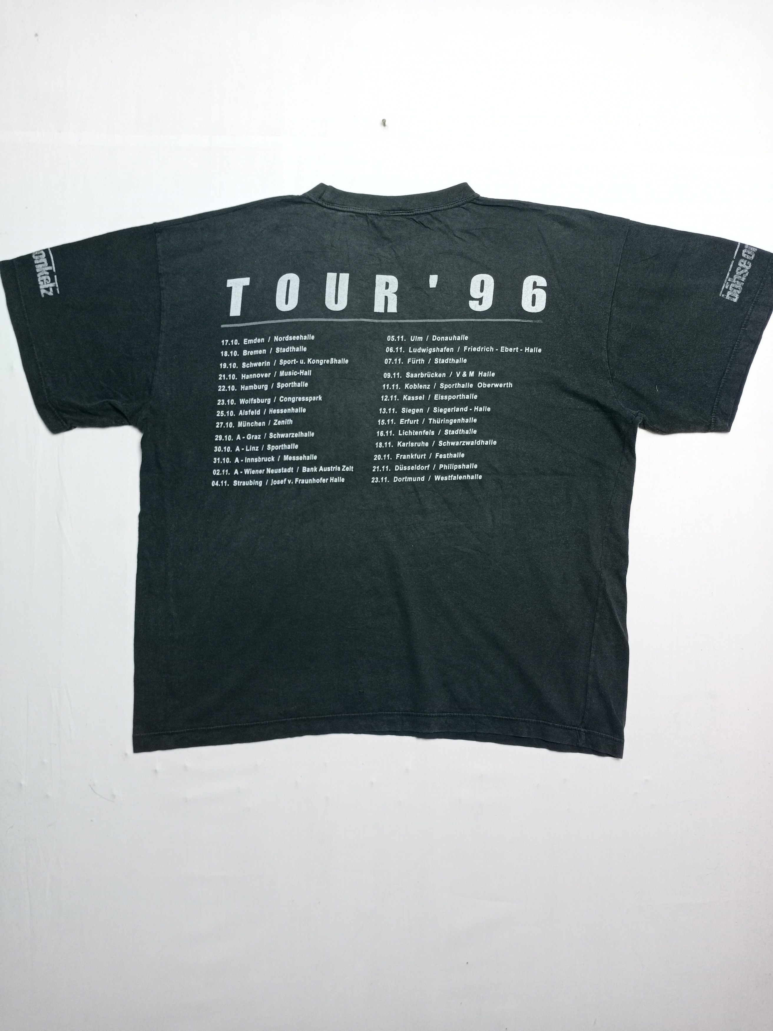Band Tees × Vintage Vtg Bohse Onkelz Tour 1996 Germany Heavy Metal Band Tshirt Size US XL / EU 56 / 4 - 3 Thumbnail