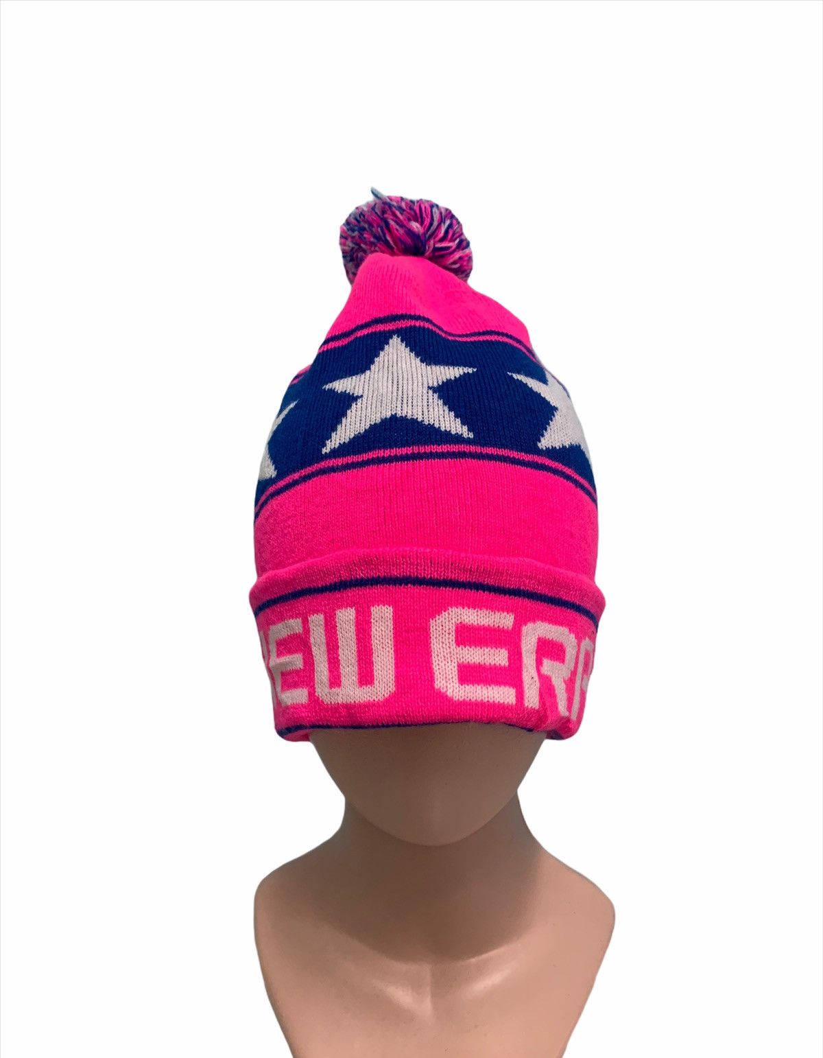 Japanese Brand × New Era RARE ‼️ Pink Star New Era Beanie Cap Nice Design Size ONE SIZE - 2 Thumbnail