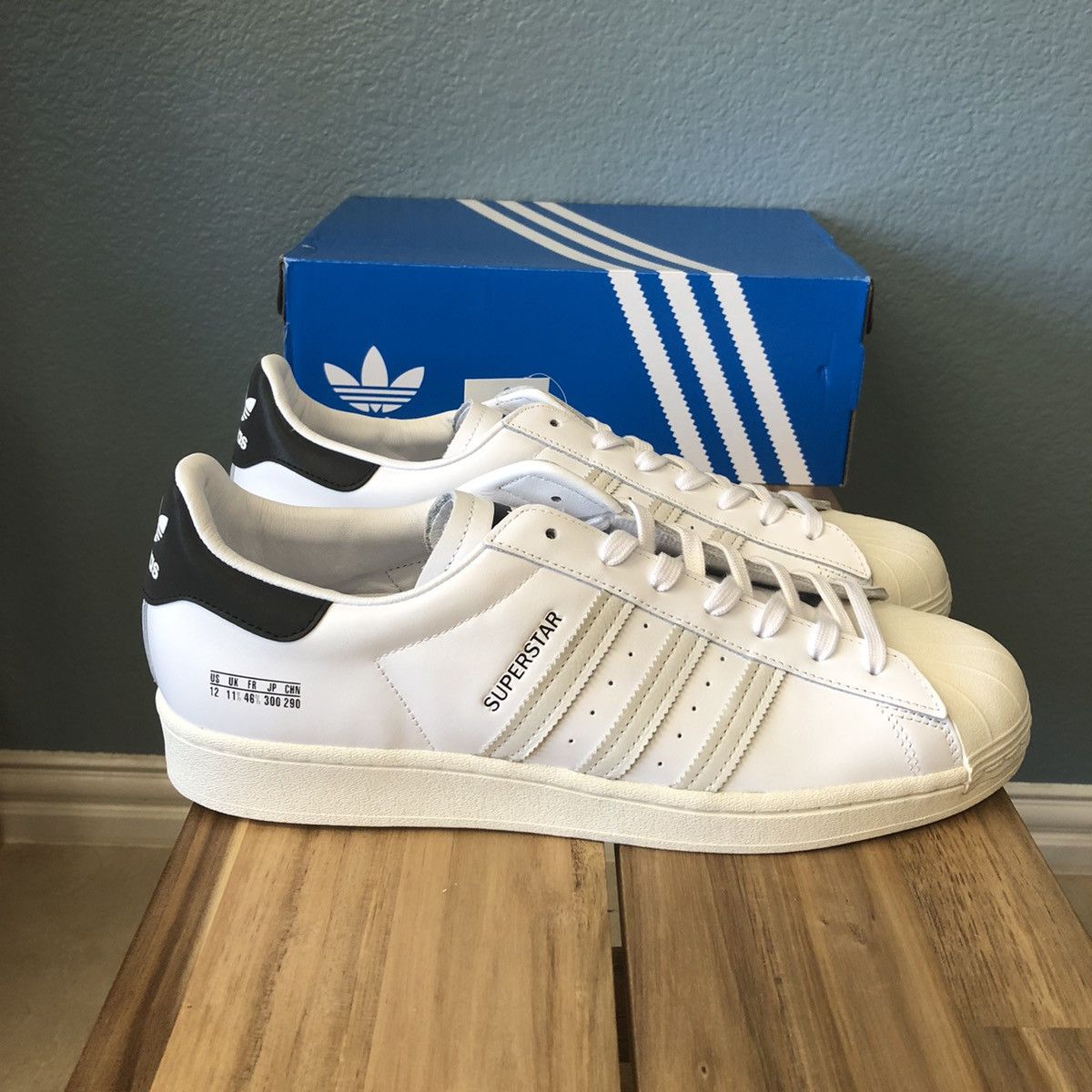 Adidas New Adidas Superstar Foundation Sneakers Men’s Shoes Size 12 Size US 12 / EU 45 - 1 Thumbnail