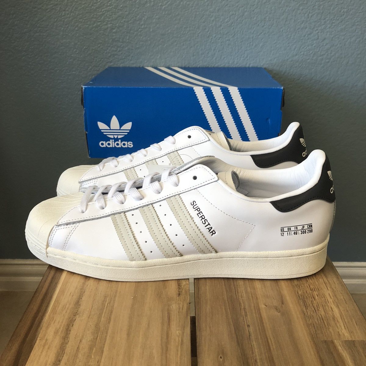 Adidas New Adidas Superstar Foundation Sneakers Men’s Shoes Size 12 Size US 12 / EU 45 - 3 Thumbnail