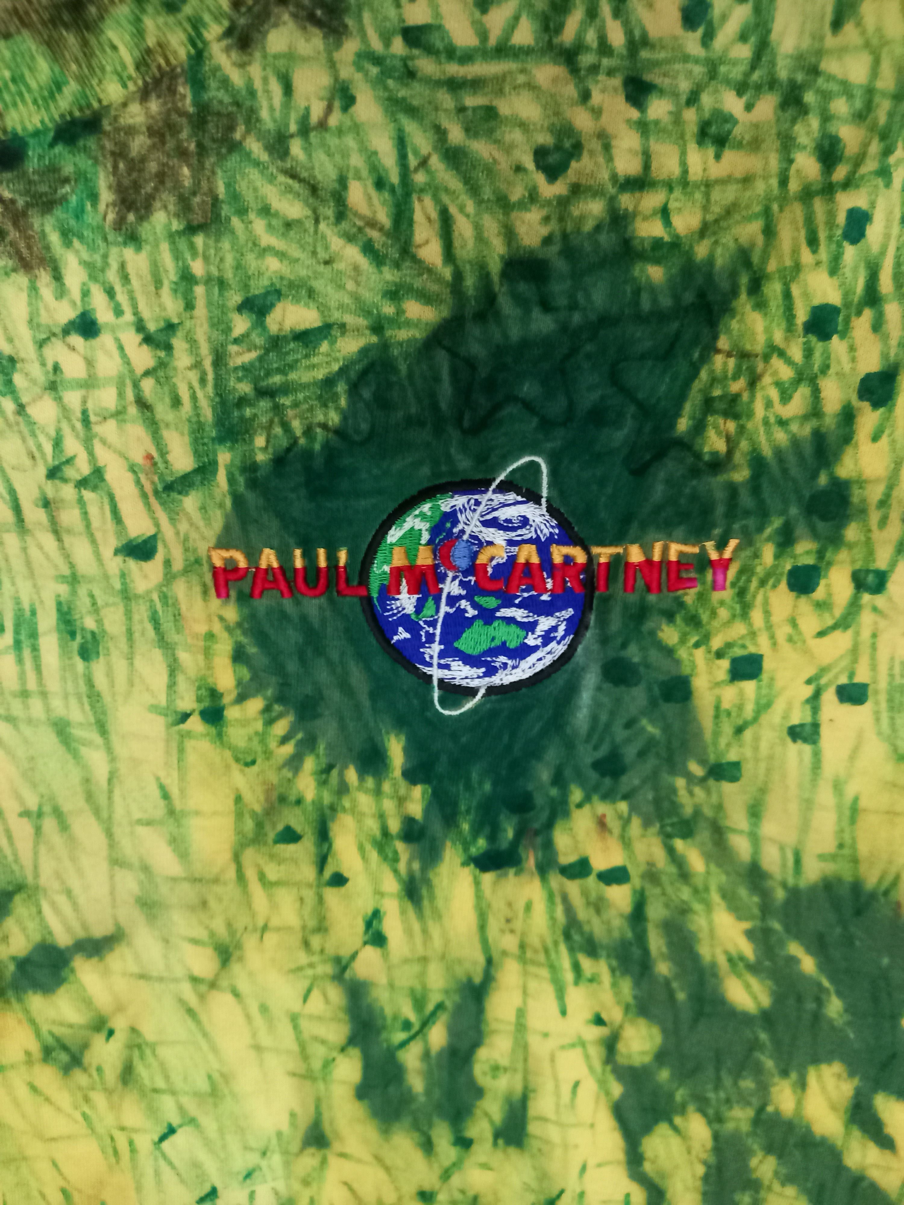 Anvil × Band Tees × Vintage Vintage 90s Paul Mccartney Embroidery Tie Dye Shirt Size US L / EU 52-54 / 3 - 2 Thumbnail
