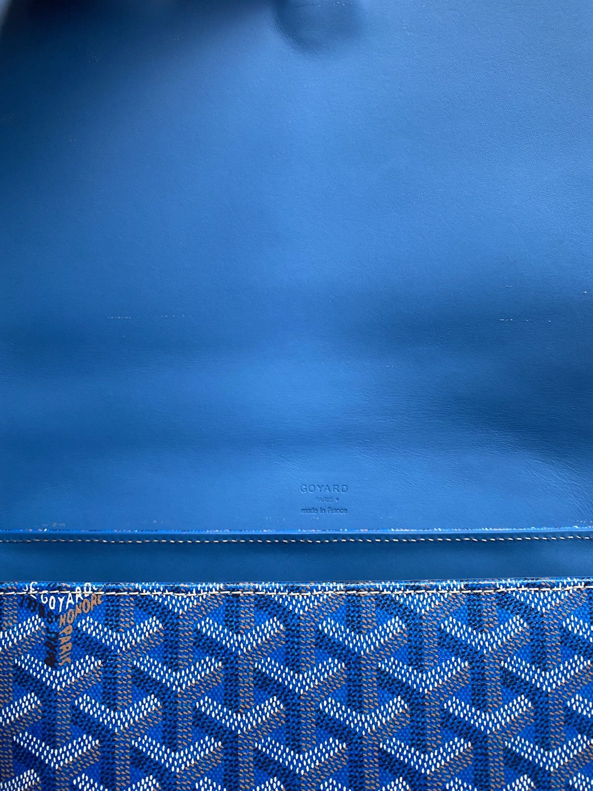 Goyard Sky Blue Goyard Grand Bleu MM Messenger Bag Size ONE SIZE - 9 Thumbnail
