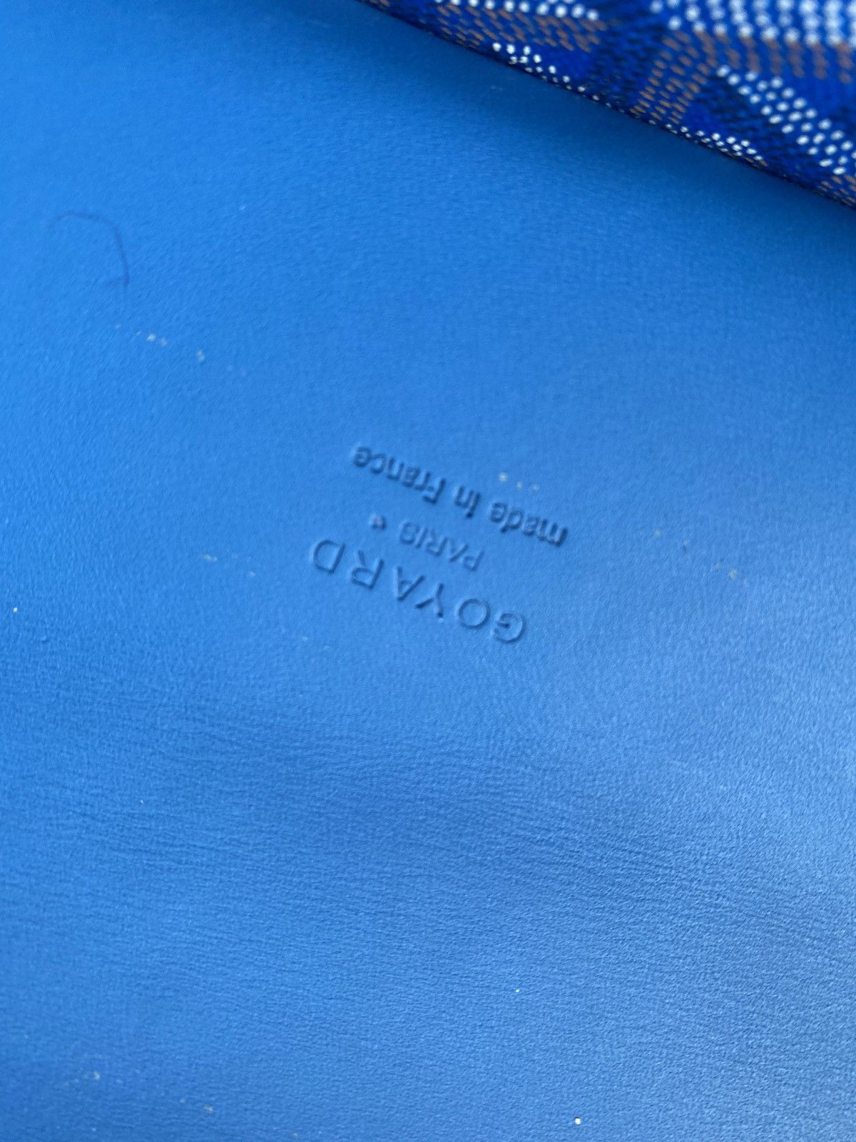 Goyard Sky Blue Goyard Grand Bleu MM Messenger Bag Size ONE SIZE - 16 Thumbnail