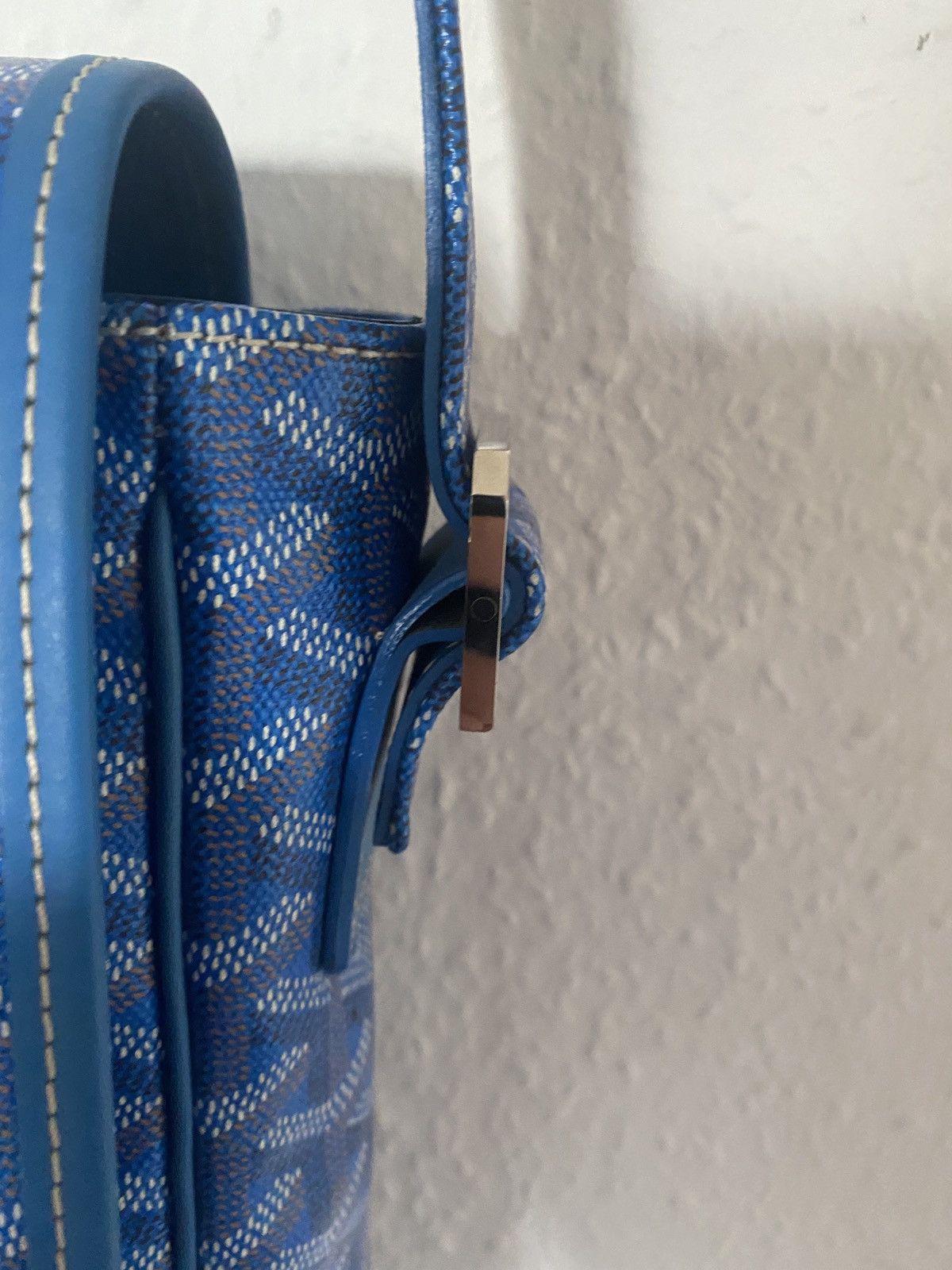 Goyard Sky Blue Goyard Grand Bleu MM Messenger Bag Size ONE SIZE - 4 Thumbnail