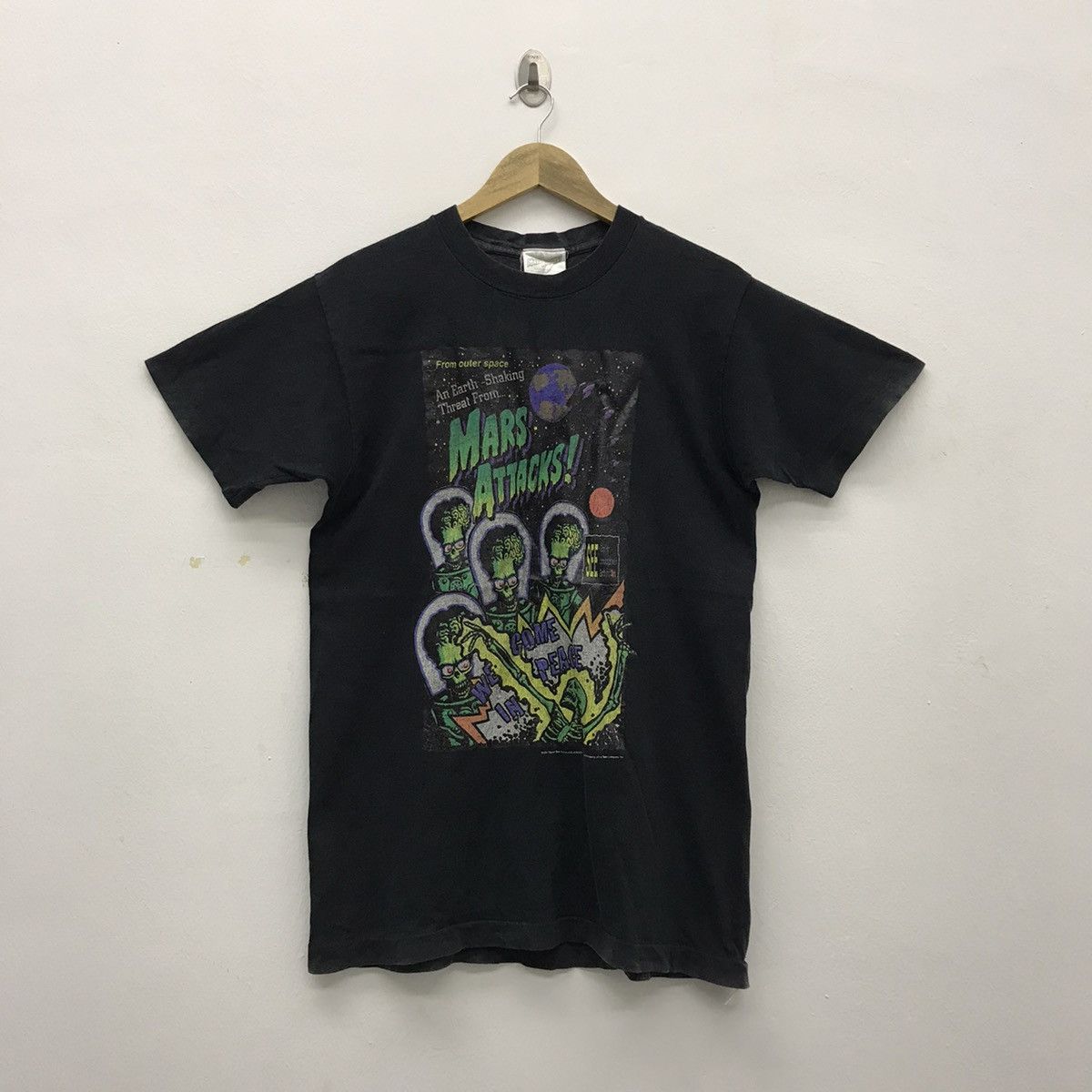 MARS ATTACK 1996 Movie Promotion T-Shirt - www.disolcolor.com