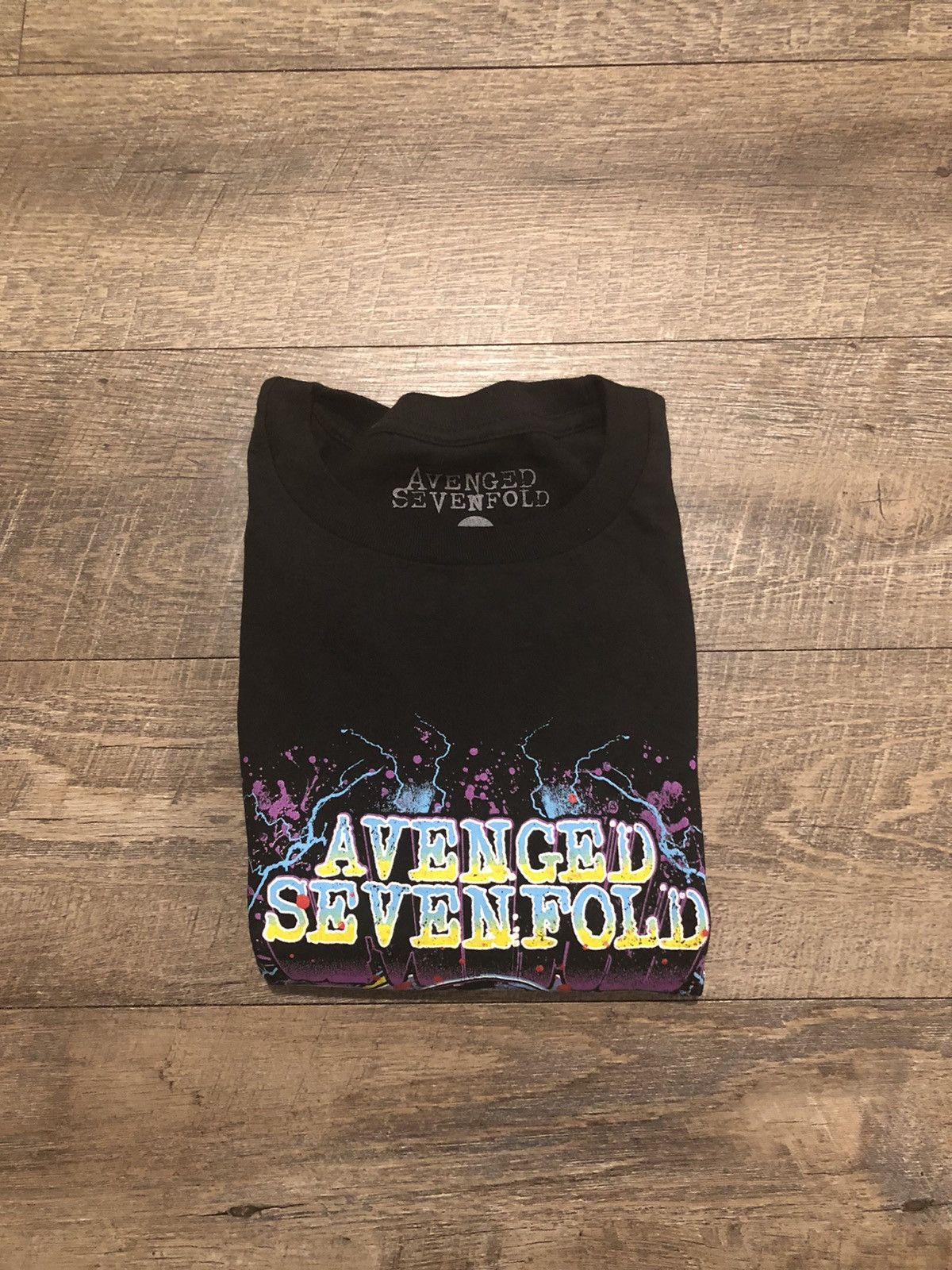 Band Tees Avenged Sevenfold Tour Black Tee Shirt Size XS Size US XS / EU 42 / 0 - 7 Thumbnail