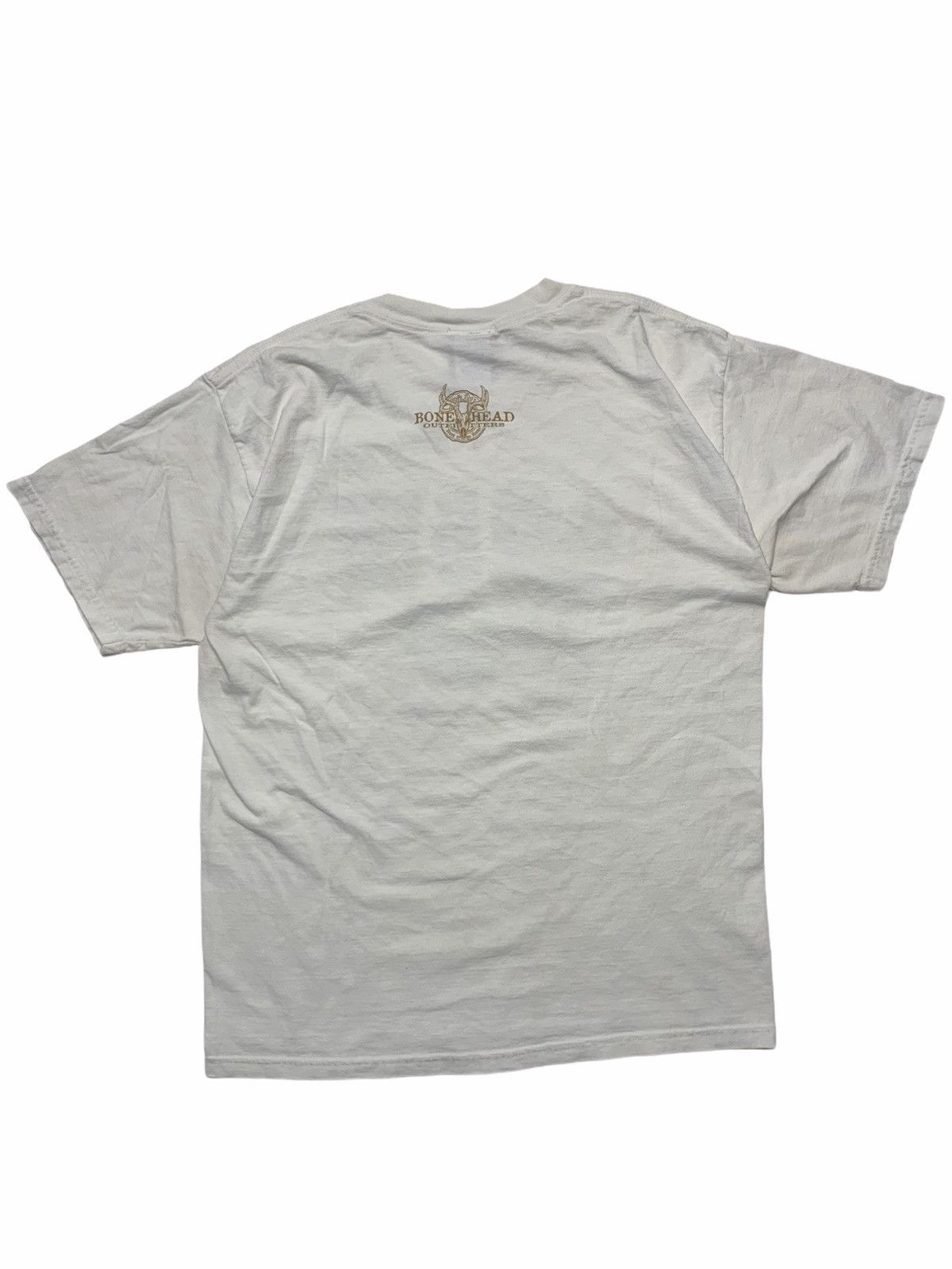 Vintage Vintage White Shotgun Shell T Shirt No Grain No Pain No Gain Size US L / EU 52-54 / 3 - 2 Thumbnail