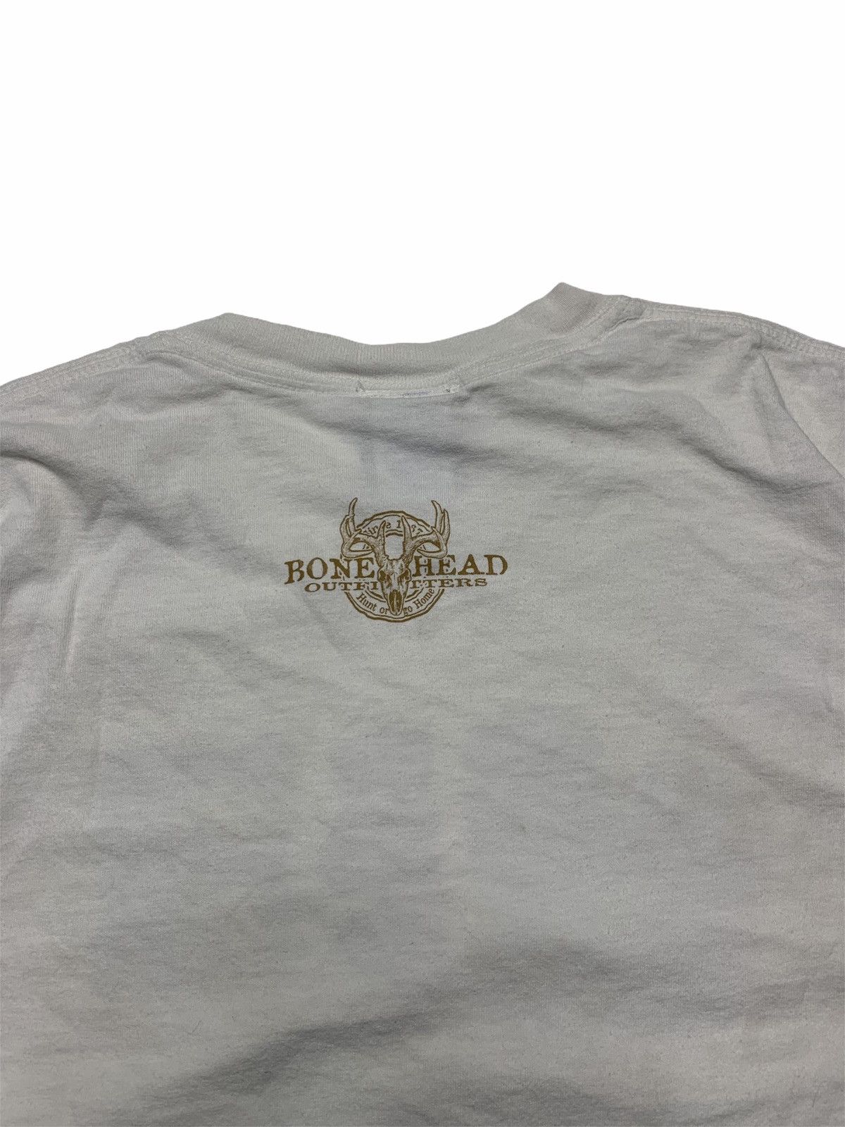 Vintage Vintage White Shotgun Shell T Shirt No Grain No Pain No Gain Size US L / EU 52-54 / 3 - 8 Thumbnail