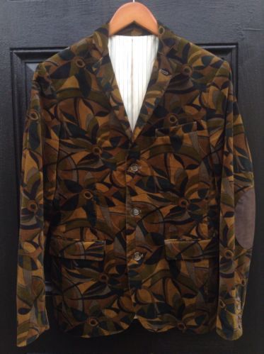Patterened Corduroy Blazer