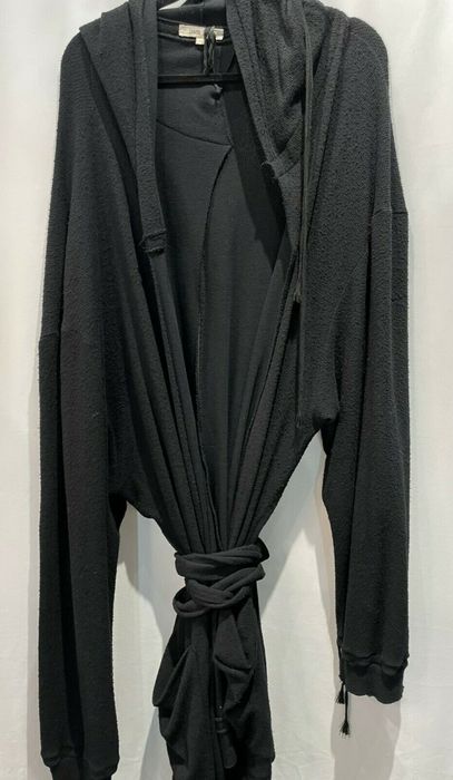 Damir Doma Mens Black Hooded Cardigan | Grailed