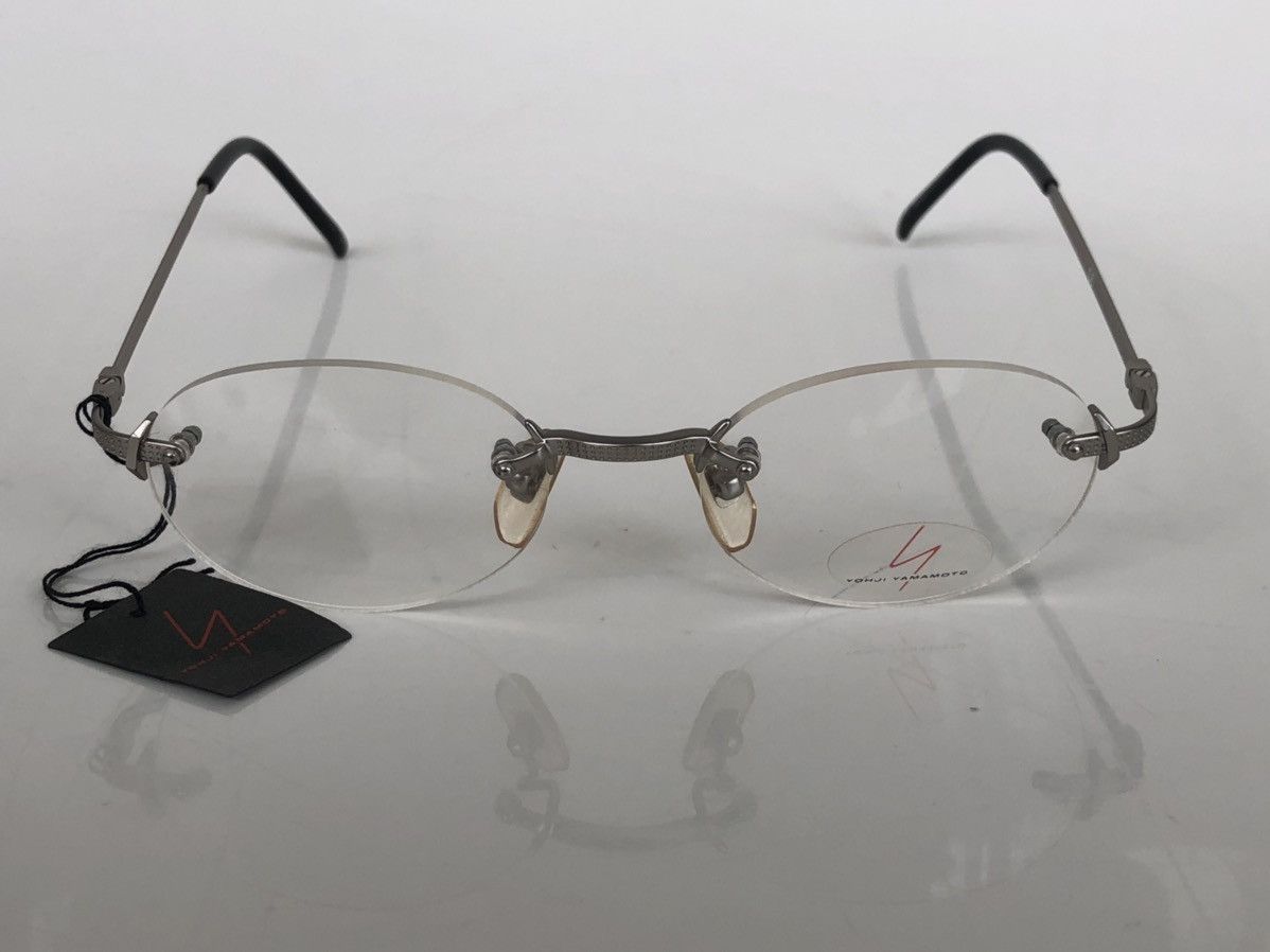 Yohji Yamamoto Yohji Yamamoto 51-7102 Vintage Eyeglasses Size ONE SIZE - 2 Thumbnail