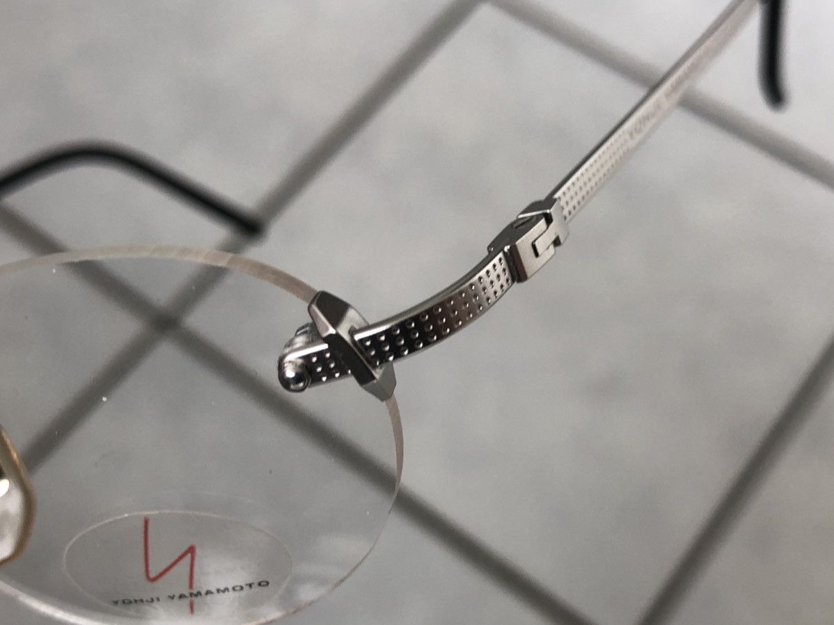 Yohji Yamamoto Yohji Yamamoto 51-7102 Vintage Eyeglasses Size ONE SIZE - 4 Thumbnail