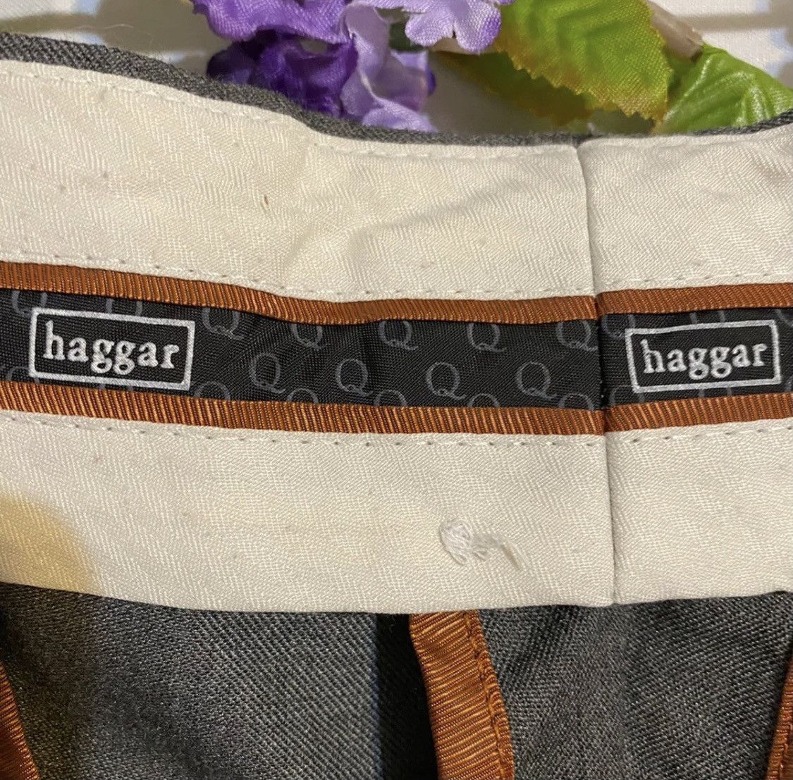 Haggar Haggar WPL386 Mens Pants Grey Dress pant Grailed