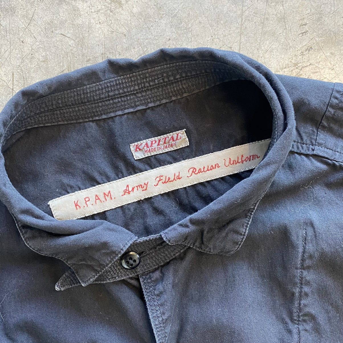 KAPITAL 　キャピタル　Army Field Ratian Unborn Kapital Kapital Field Army Ratian Shirt / EK-923 | Grailed