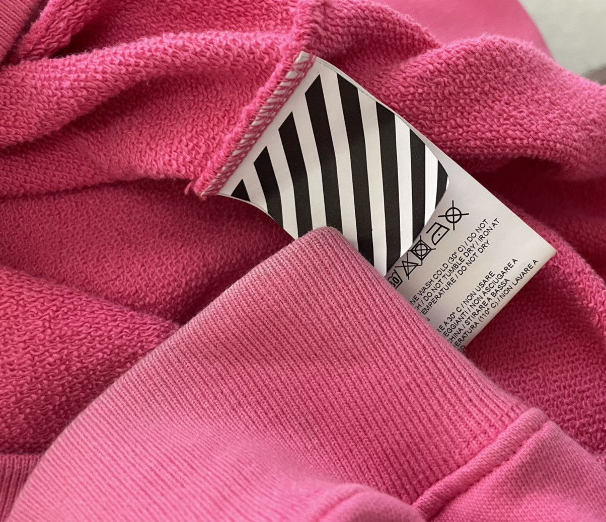 Off-White Exclusive Pink 'Impressionism' Boat Hoodie Size US M / EU 48-50 / 2 - 8 Thumbnail
