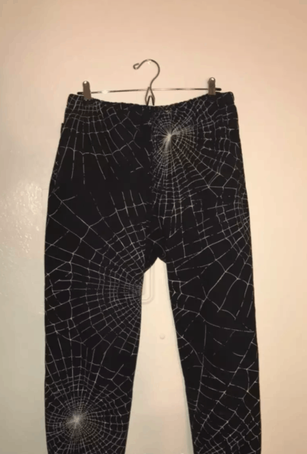 Supreme spider web sweatpants new arrivals