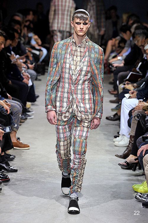 Comme des Garcons × Comme des Garcons Homme Plus COMME DES GARCONS HOMME PLUS Stretched Check Pants Size US 30 / EU 46 - 2 Thumbnail